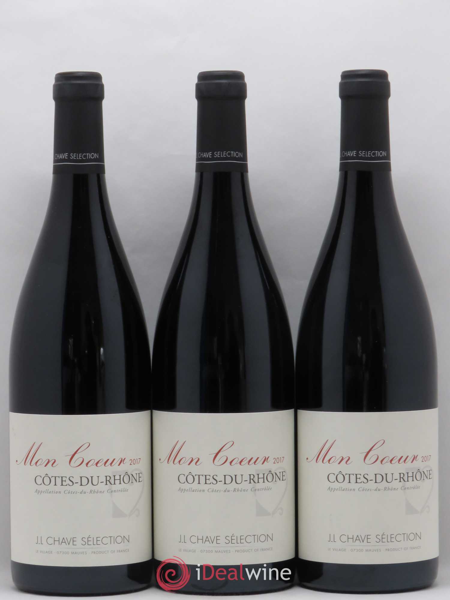 Côtes-du-Rhône Mon coeur J-L. Chave Sélection 2017 - Lot de 6 bouteilles - 1