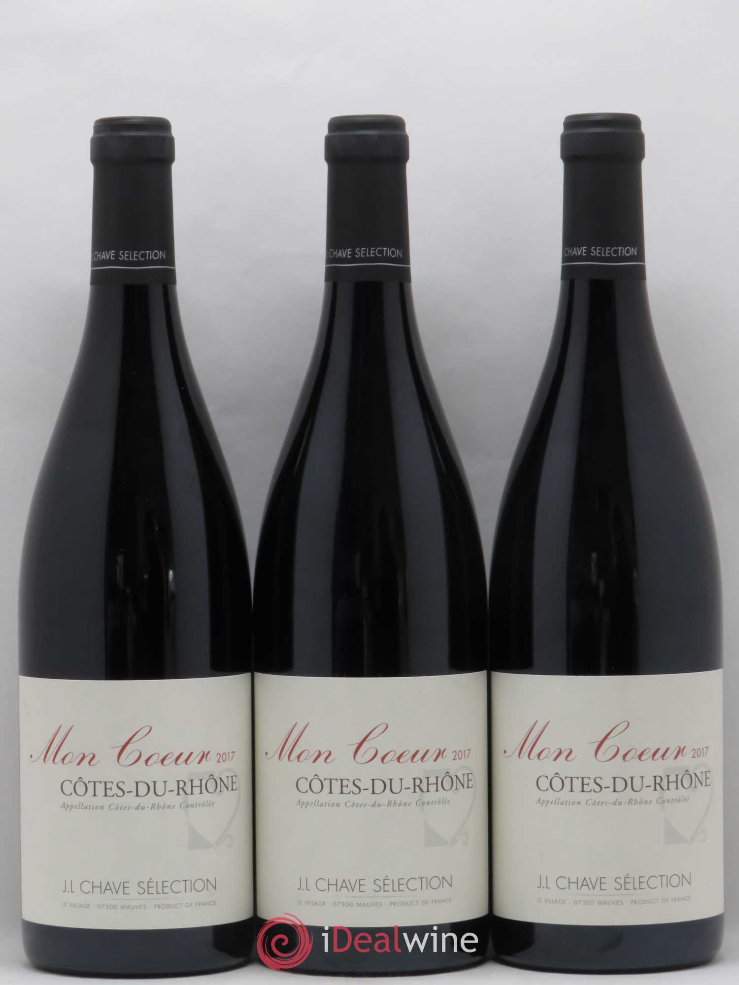 Côtes-du-Rhône Mon coeur J-L. Chave Sélection 2017 - Lot de 6 bouteilles - 2