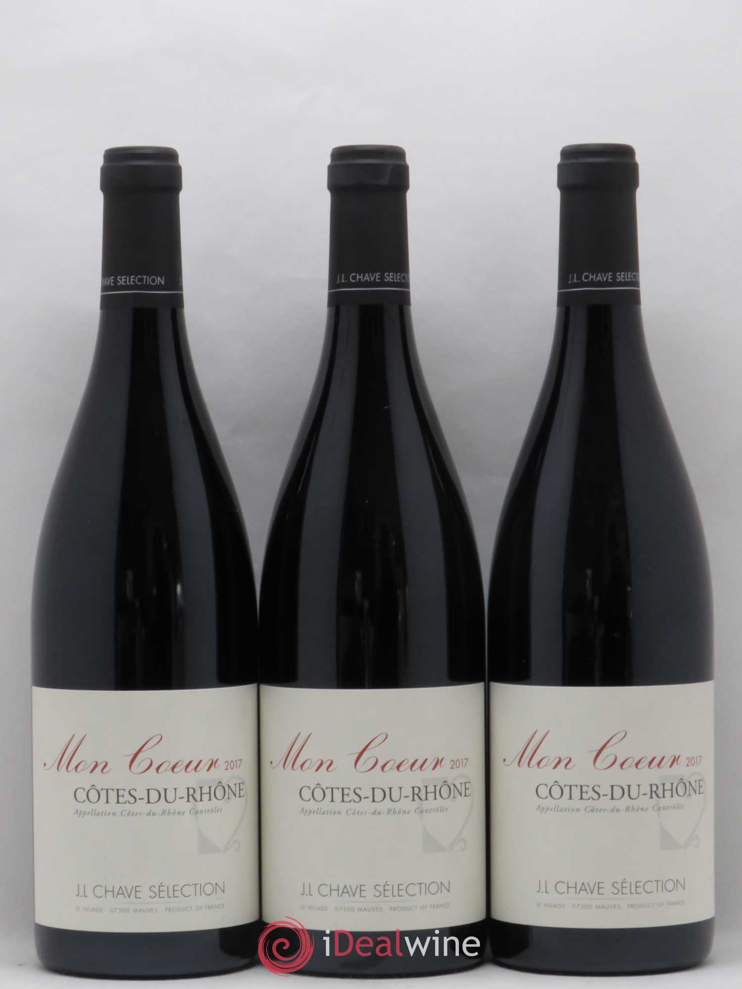 Côtes-du-Rhône Mon coeur J-L. Chave Sélection 2017 - Lot de 6 bouteilles - 1