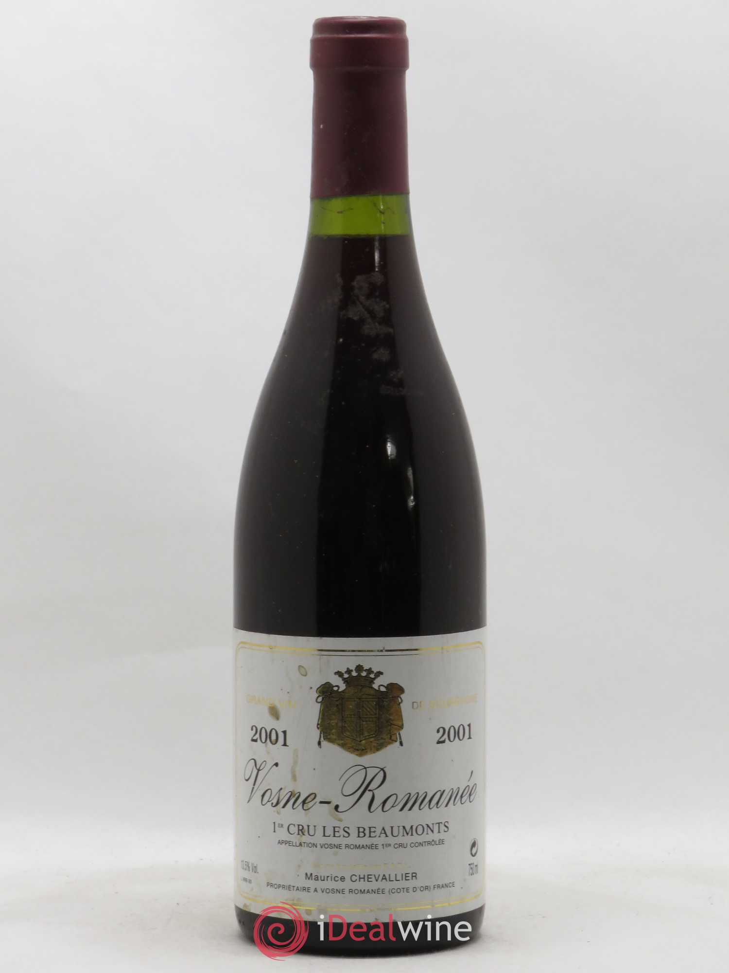 Vosne-Romanée 1er Cru Les Beaumonts Maurice Chevalier 2001 - Posten von 1 Flasche - 0