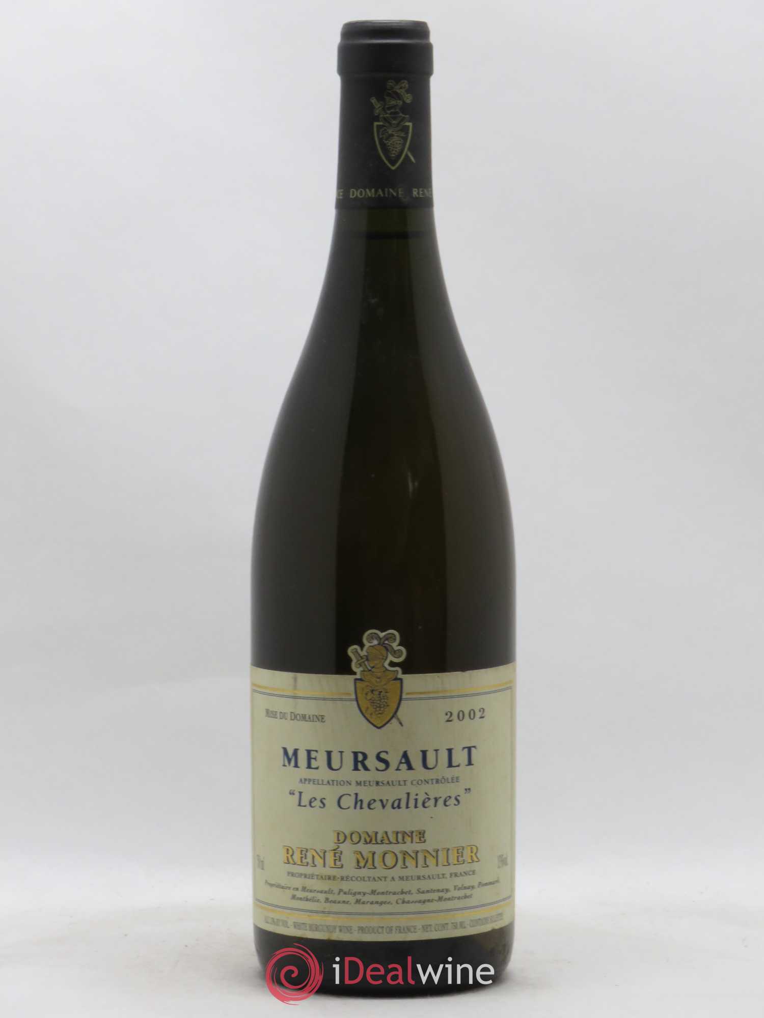Meursault Les Chevalières René Monnier (Domaine) 2002 - Lot de 1 bouteille - 0