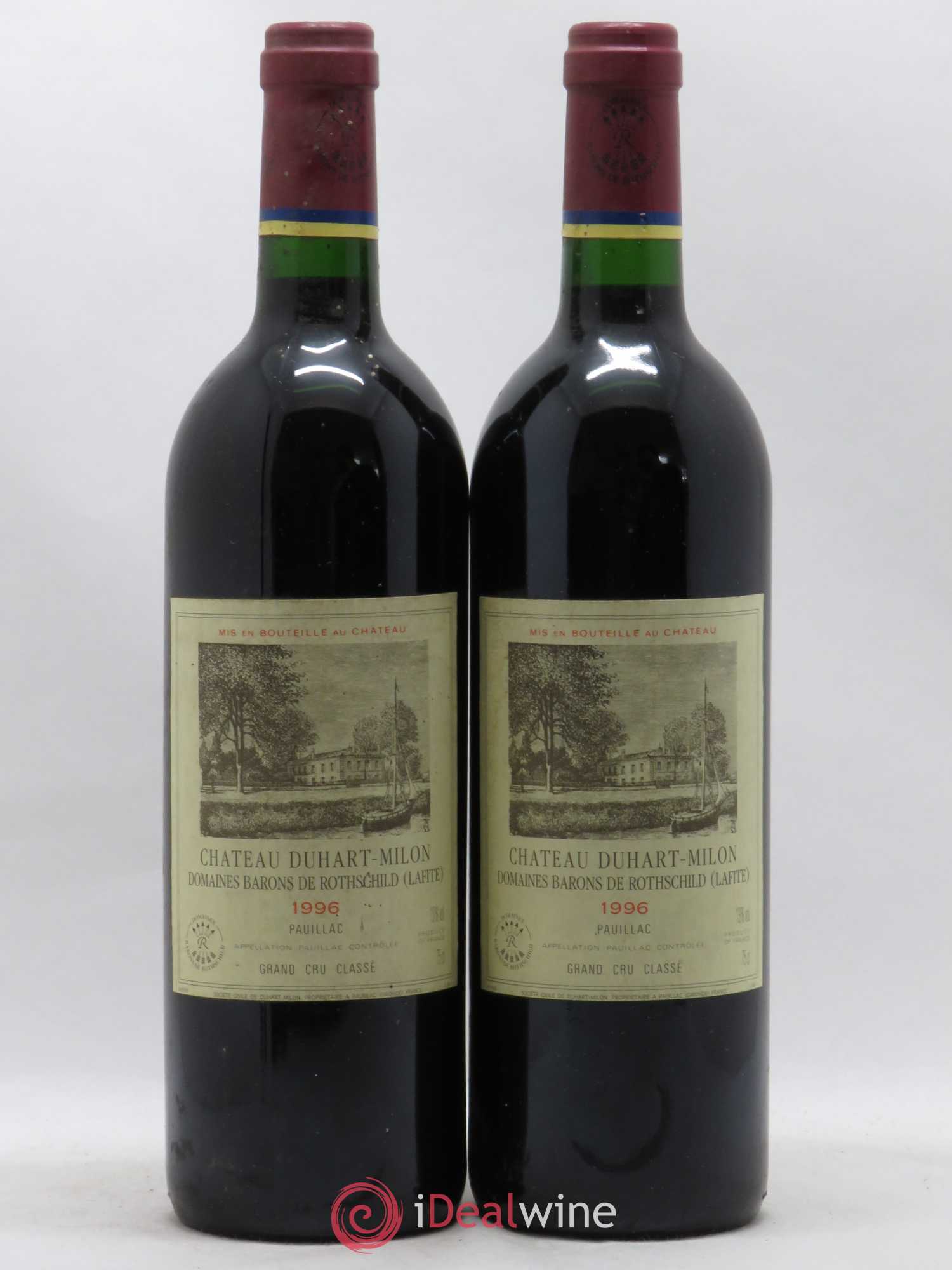 Château Duhart-Milon 4ème Grand Cru Classé 1996 - Lot de 2 bouteilles - 0