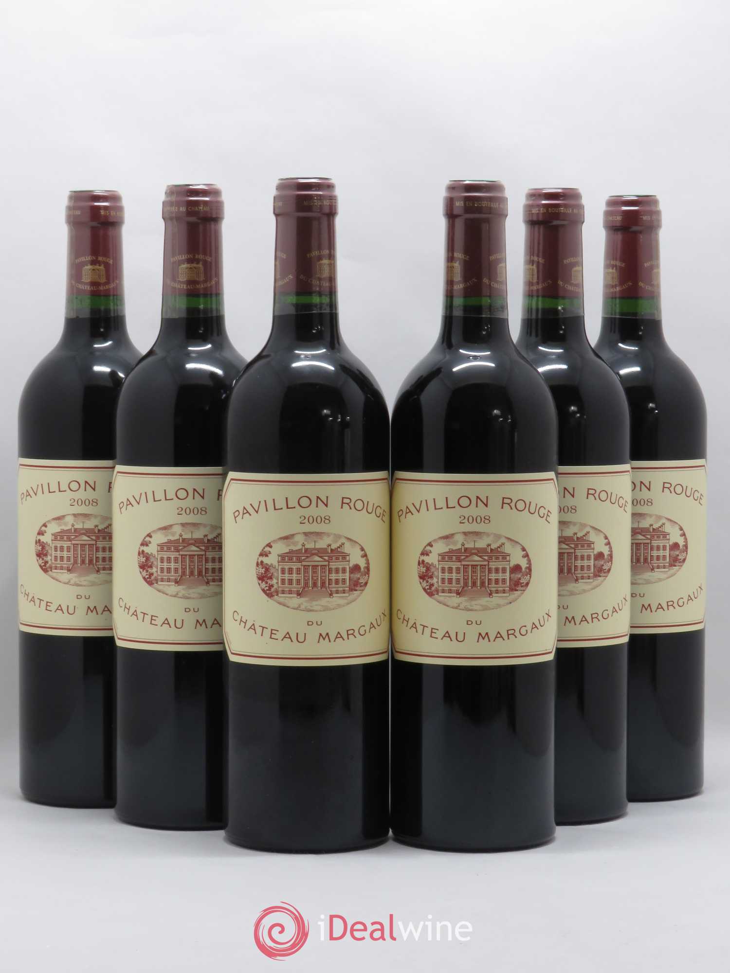 Pavillon Rouge du Château Margaux Second Vin 2008 - Lot de 6 bouteilles - 0