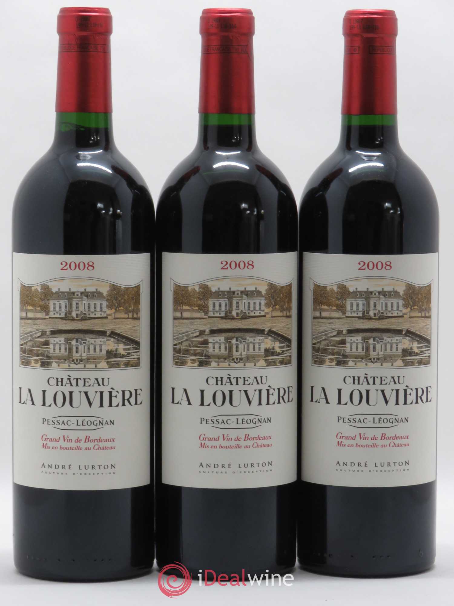 Château la Louvière 2008 - Lot de 6 bouteilles - 2