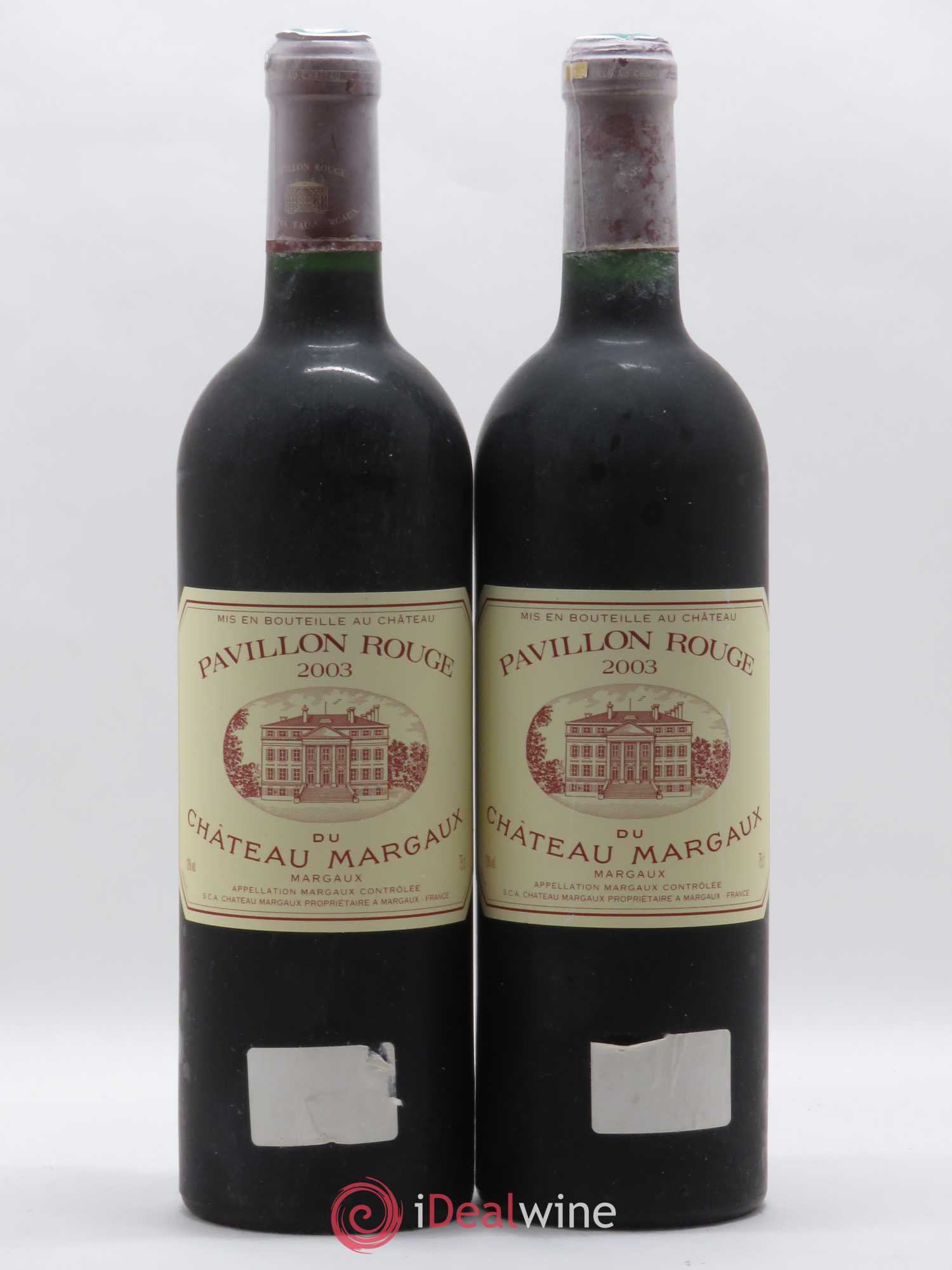Pavillon Rouge du Château Margaux Second Vin 2003 - Lot de 2 bouteilles - 0
