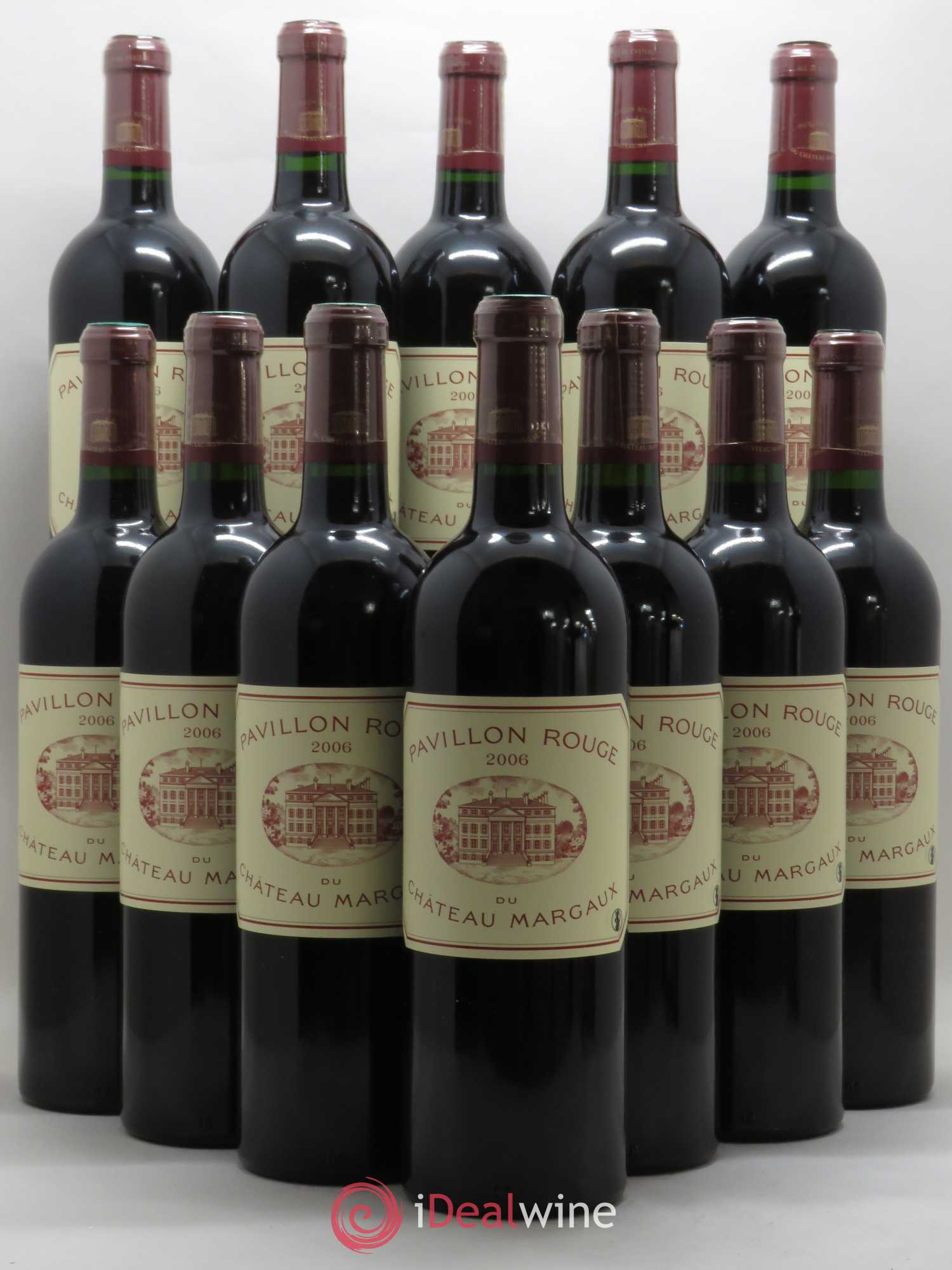Pavillon Rouge du Château Margaux Second Vin 2006 - Lot de 12 bouteilles - 0