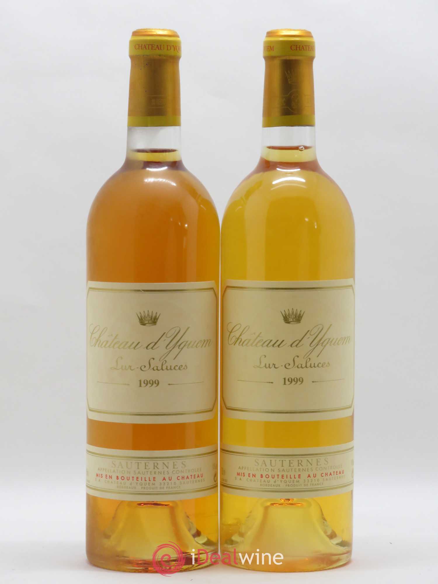Château d' Yquem 1er Cru Classé Supérieur 1999 - Lotto di 2 bottiglie - 0