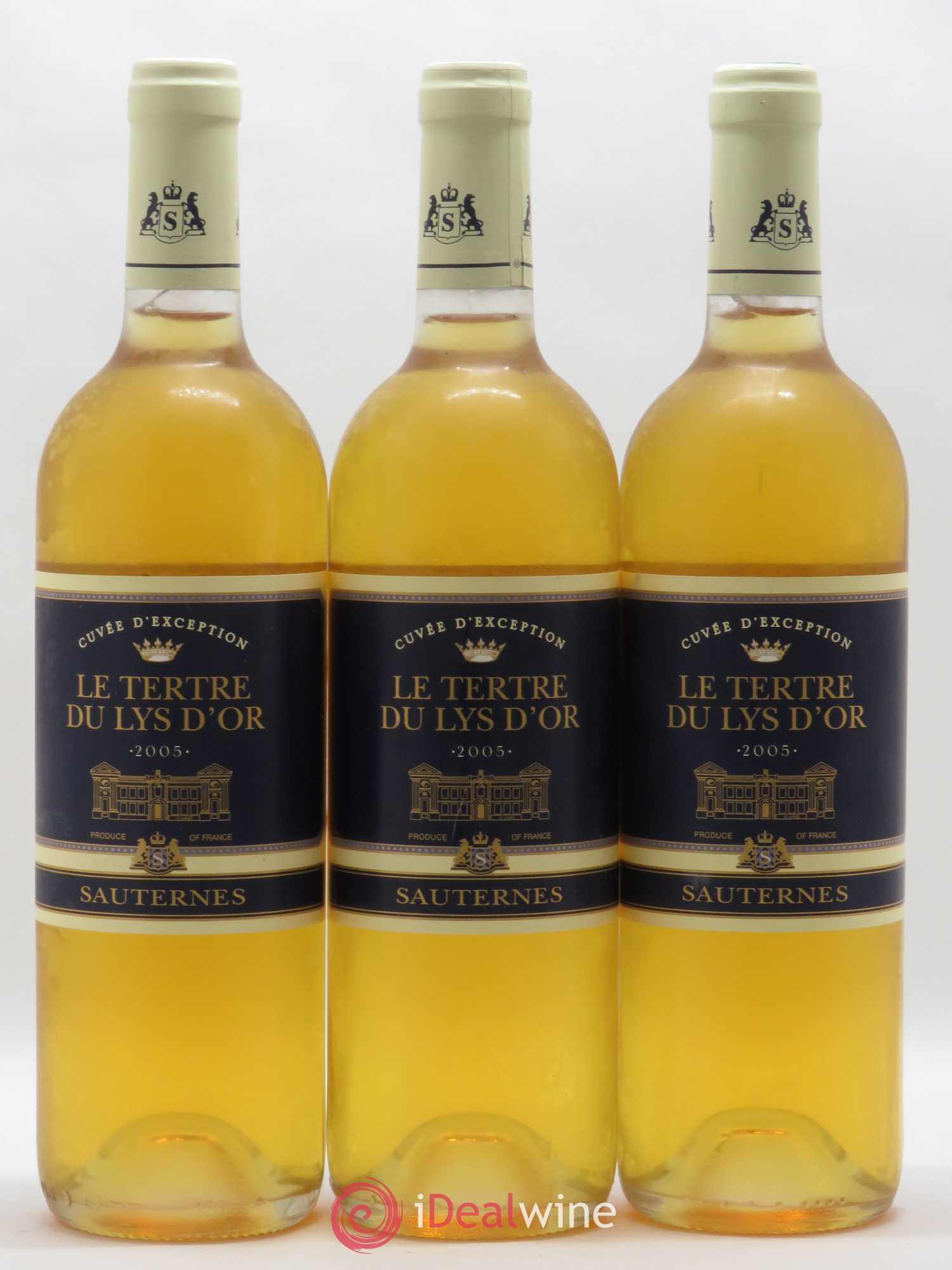 Sauternes Le Tertre du Lys D'Or 2005 - Lotto di 3 bottiglie - 0
