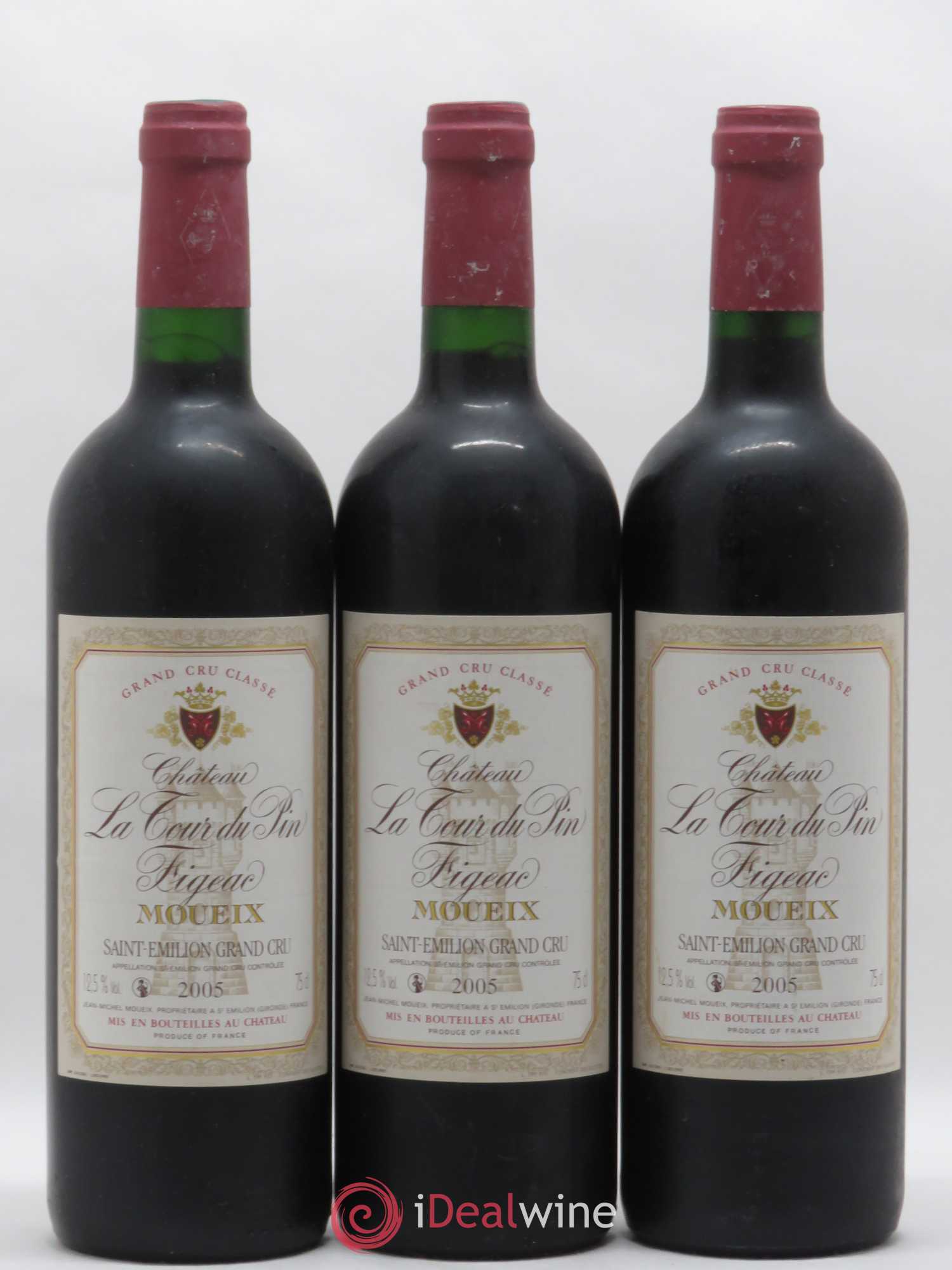 Château la Tour du Pin Figeac 2005 - Lot de 3 bouteilles - 0