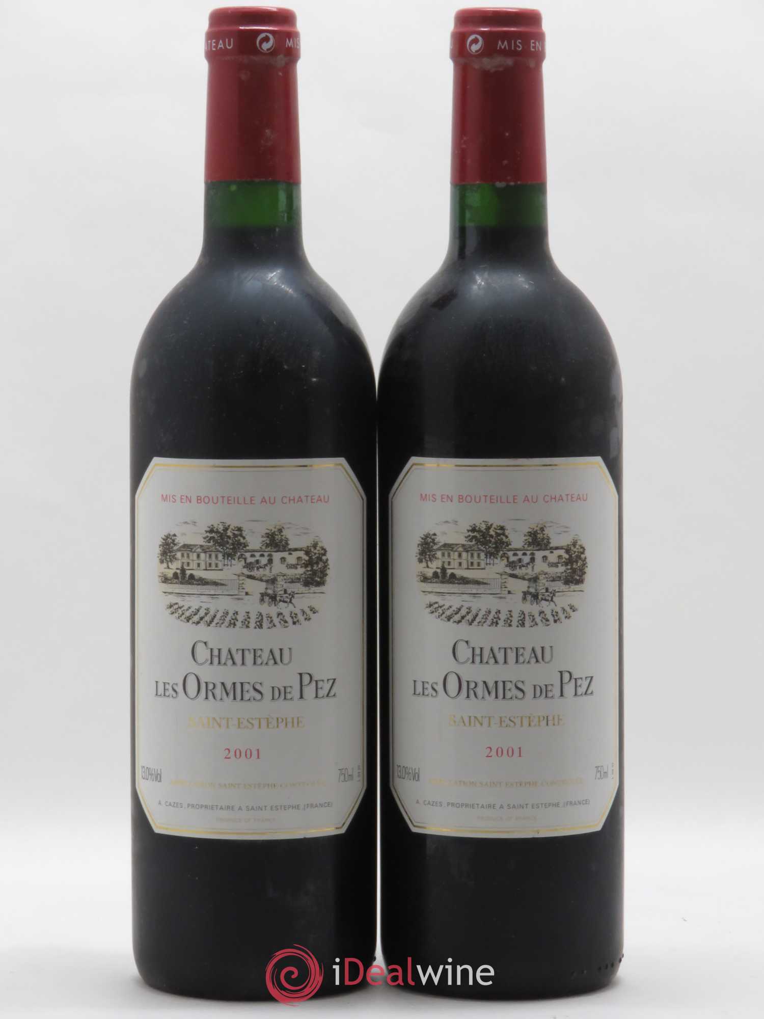 Château les Ormes de Pez 2001 - Lot de 2 bouteilles - 0