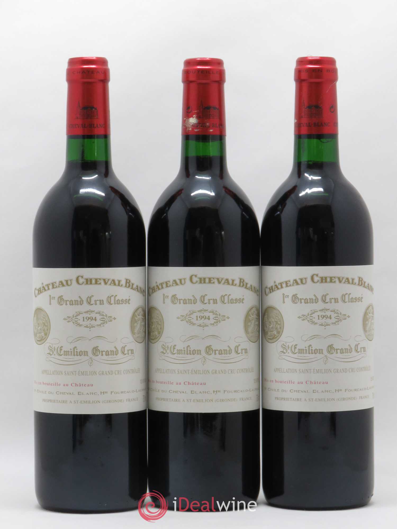 Château Cheval Blanc 1er Grand Cru Classé A 1994 - Lot de 6 bouteilles - 1