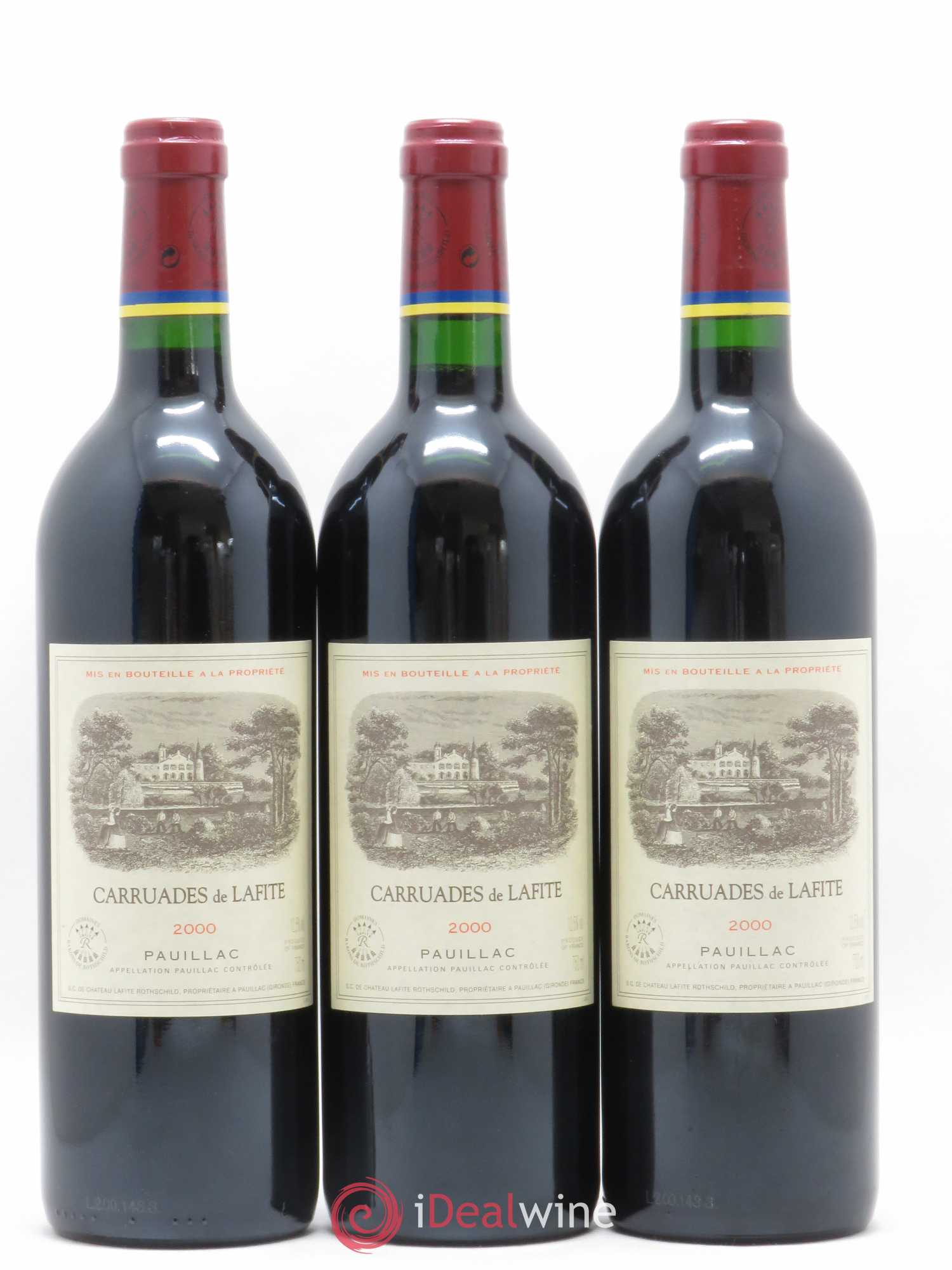 Carruades de Lafite Rothschild Second Vin 2000 - Lot de 12 bouteilles - 2