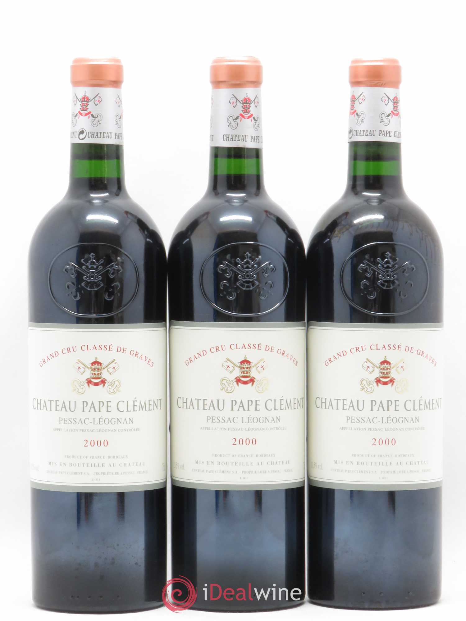 Château Pape Clément Cru Classé de Graves 2000 - Lot de 12 bouteilles - 2