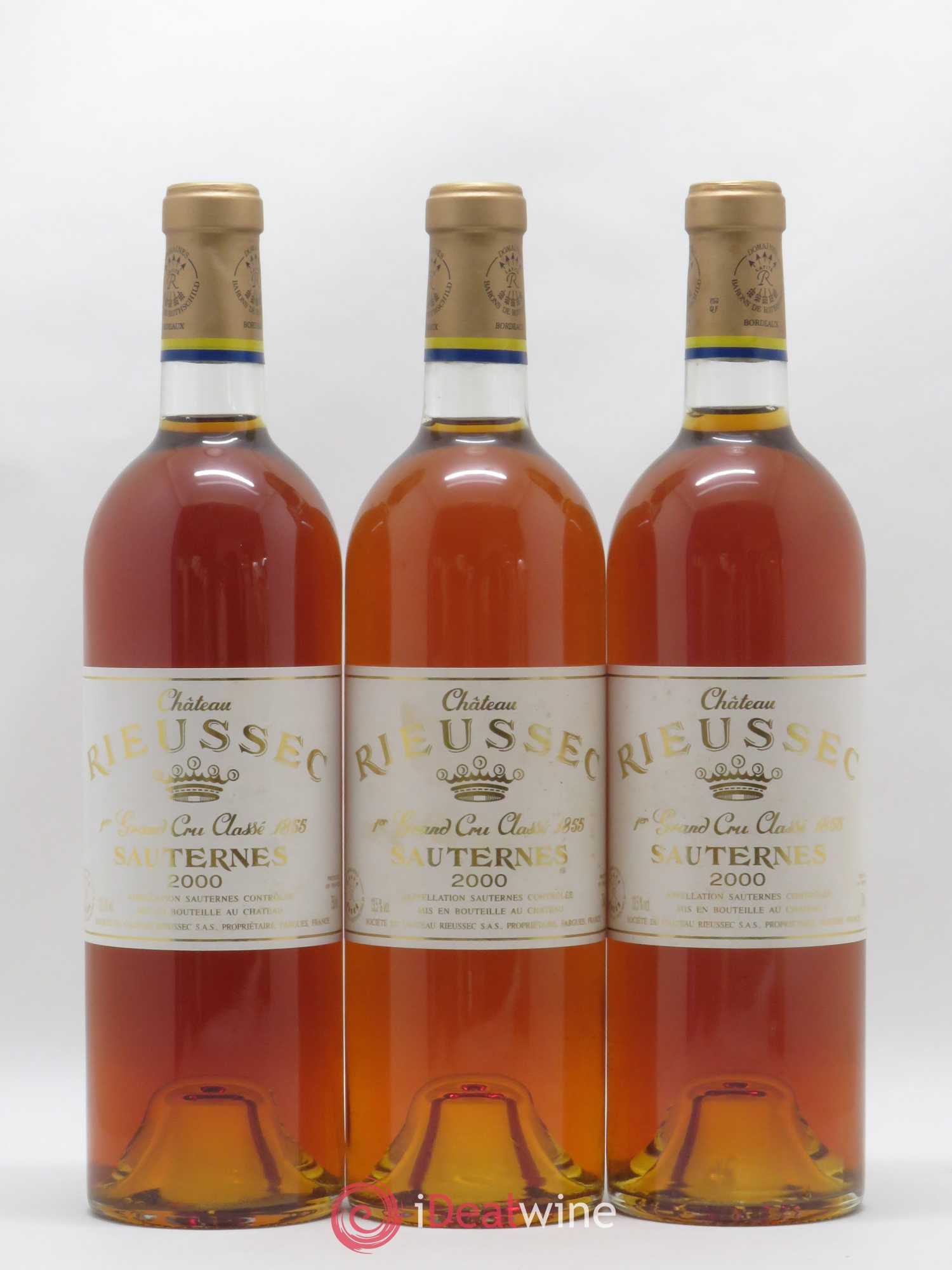 Château Rieussec 1er Grand Cru Classé 2000 - Lotto di 6 bottiglie - 1