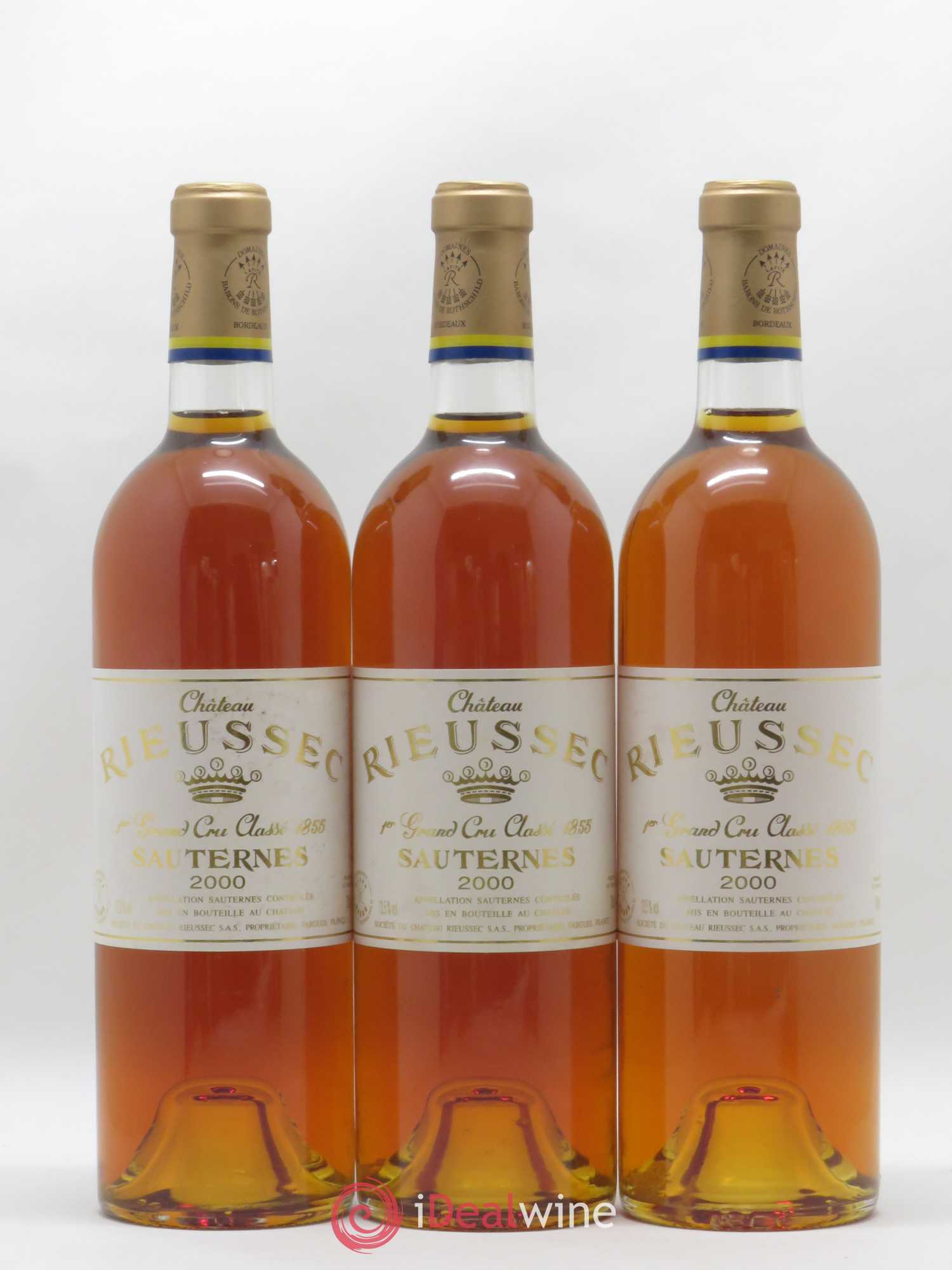 Château Rieussec 1er Grand Cru Classé 2000 - Lotto di 6 bottiglie - 2