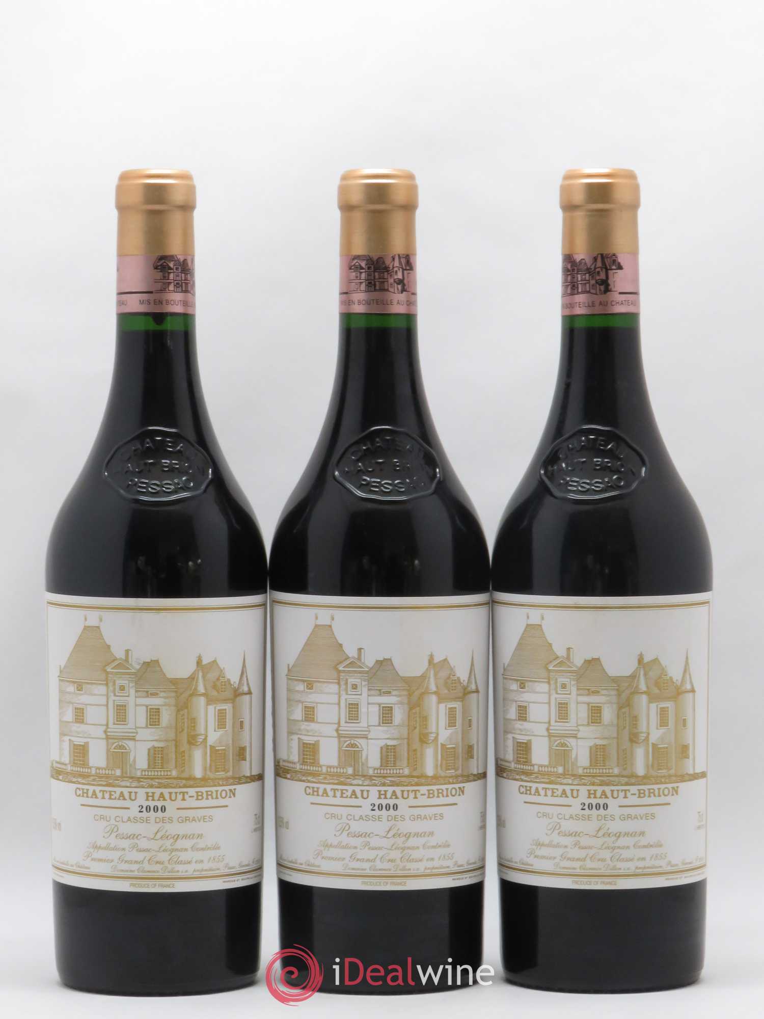 Château Haut Brion 1er Grand Cru Classé 2000 - Lot de 6 bouteilles - 1