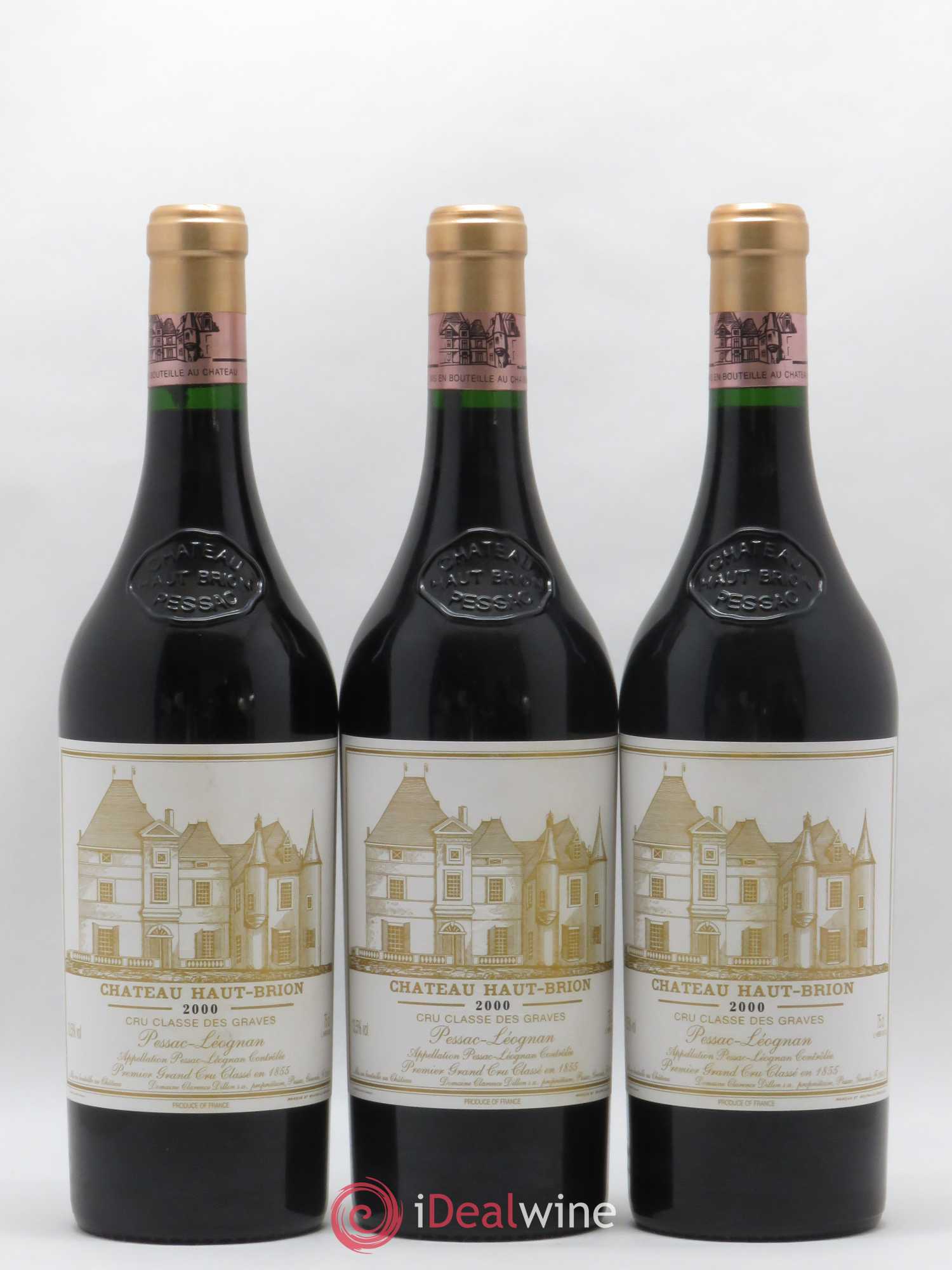 Château Haut Brion 1er Grand Cru Classé 2000 - Lot de 6 bouteilles - 2