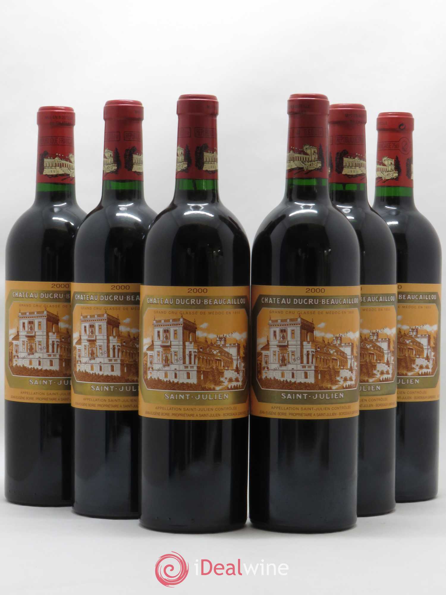 Château Ducru Beaucaillou 2ème Grand Cru Classé 2000 - Lot de 6 bouteilles - 0