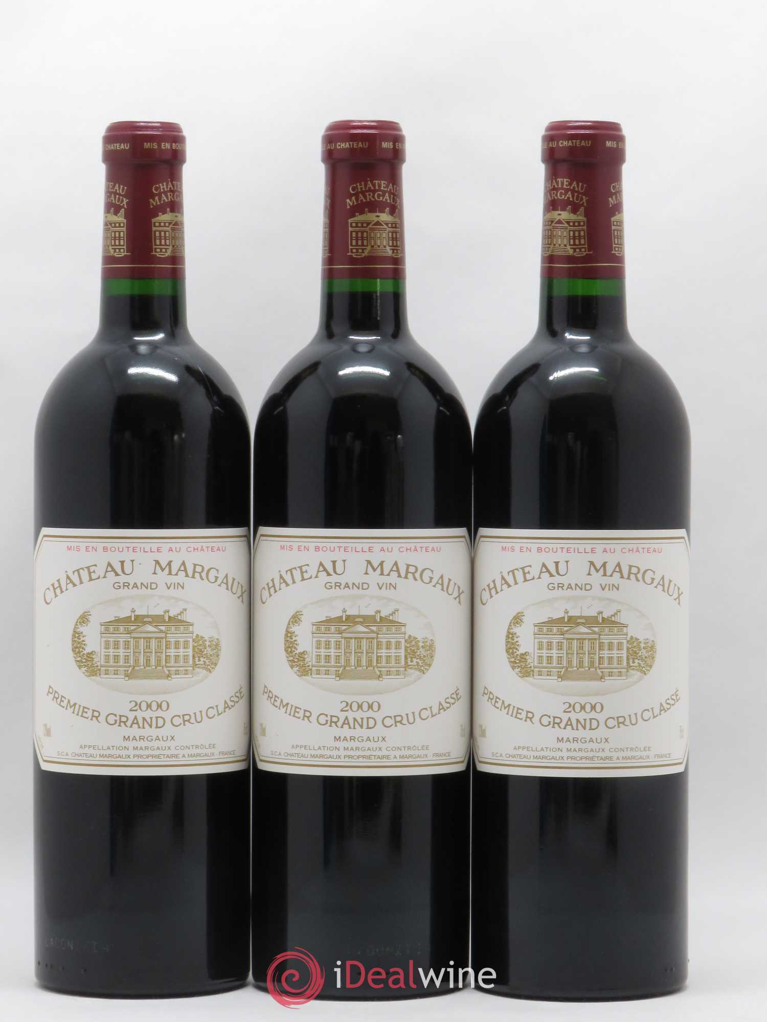 Château Margaux 1er Grand Cru Classé 2000 - Lot de 6 bouteilles - 1