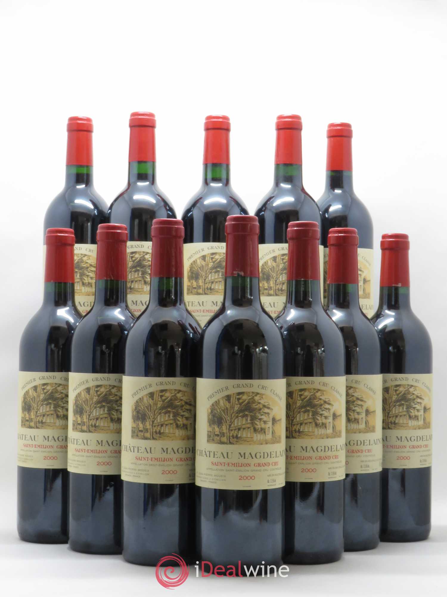 Château Magdelaine 2000 - Lot de 12 bouteilles - 0