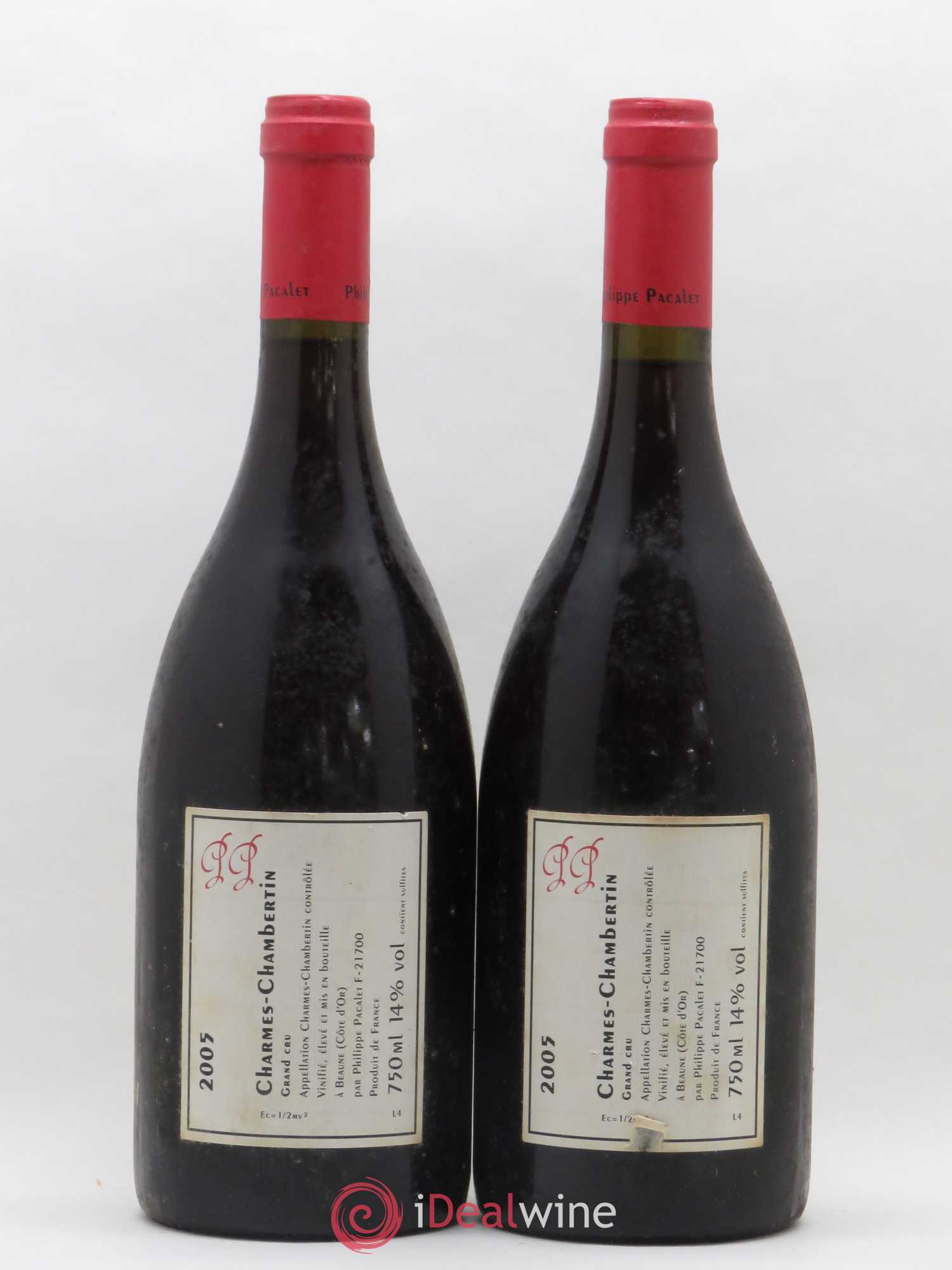 Charmes-Chambertin Grand Cru Philippe Pacalet 2005 - Lot de 2 bouteilles - 1