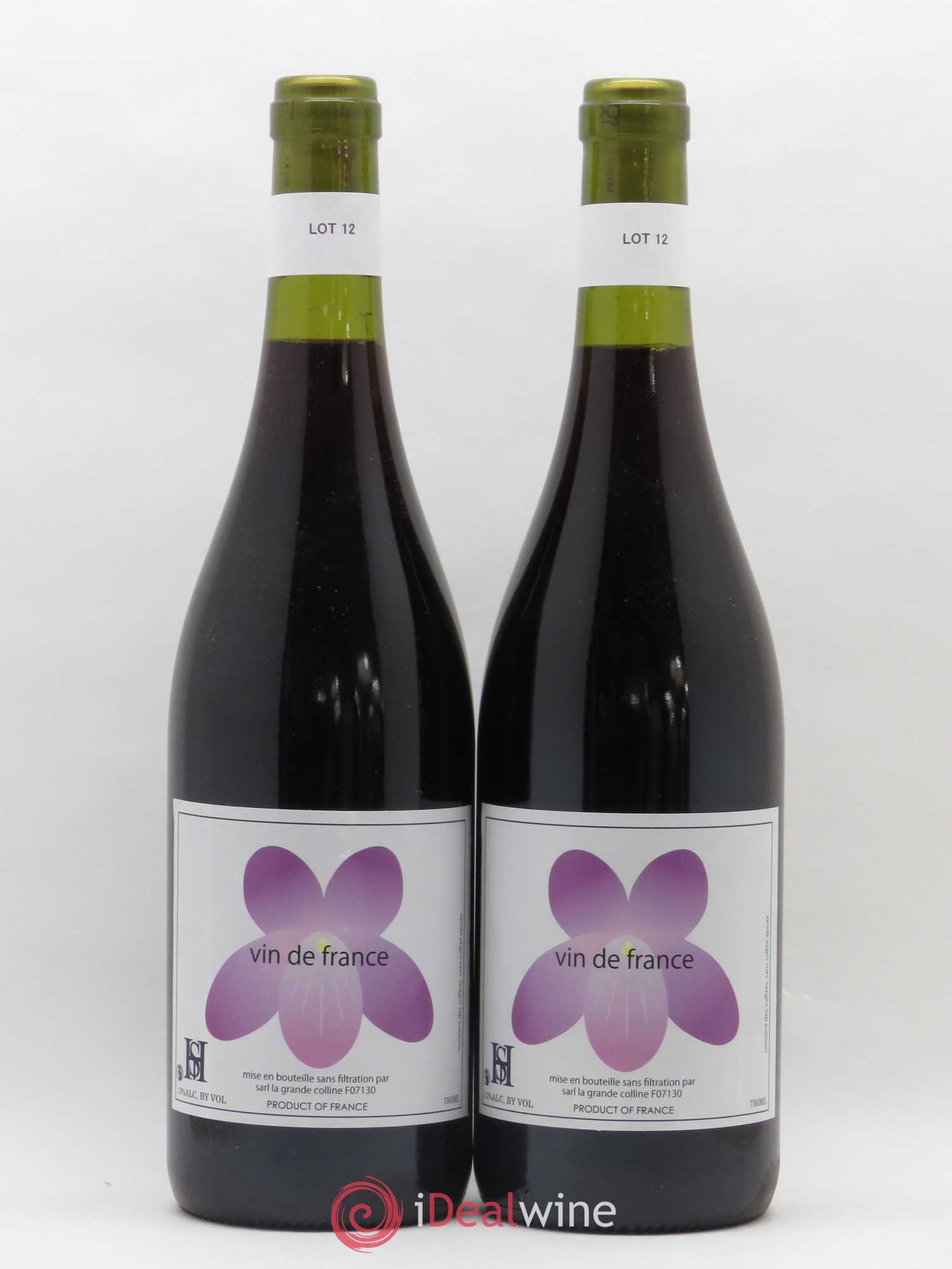 Vin de France (Ex Saint-Joseph) Hirotake Ooka - Domaine La Grande Colline 2012 - Lot de 2 bouteilles - 0
