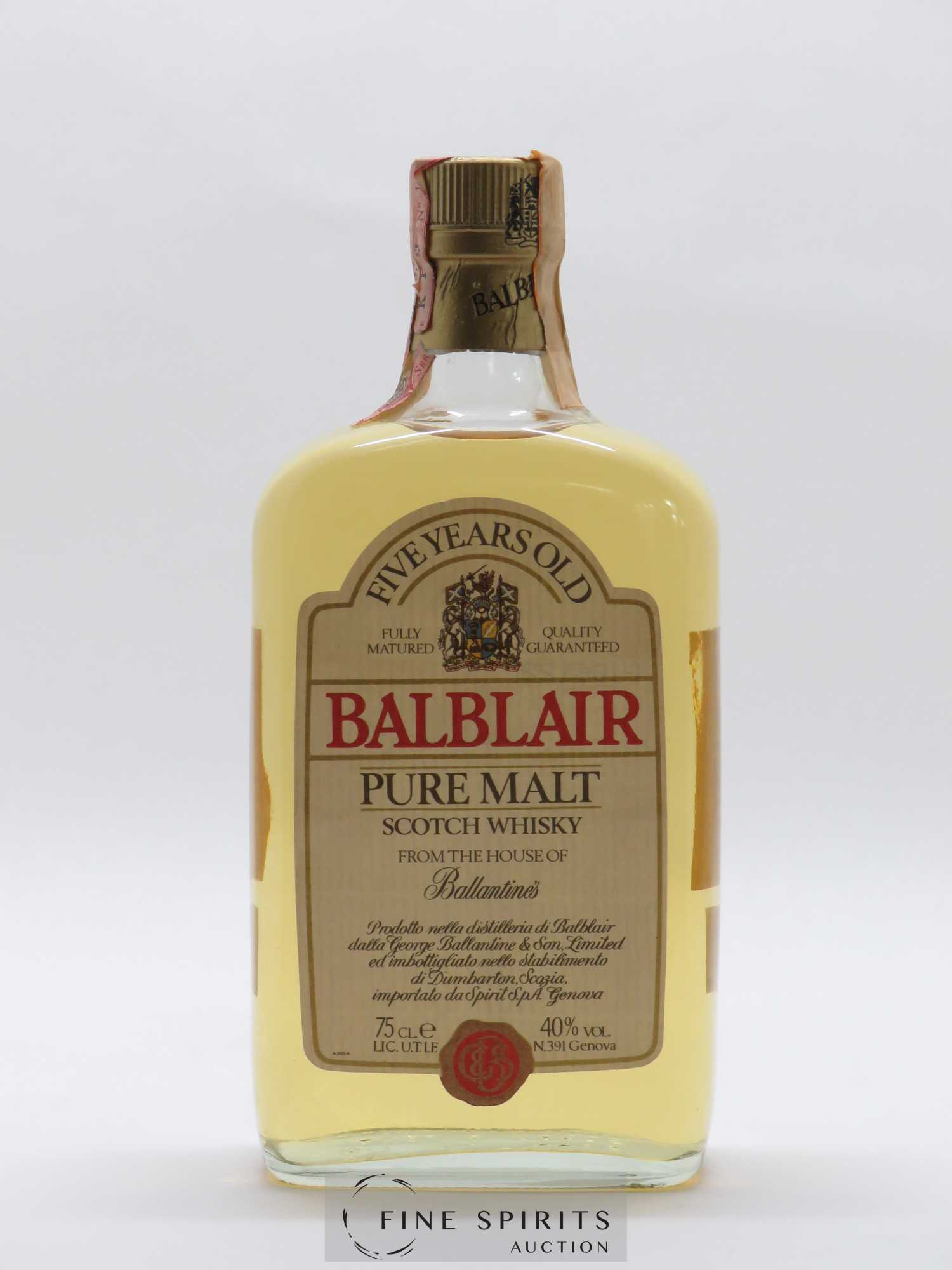 Balblair 5 years Of. - Posten von 1 Flasche - 0