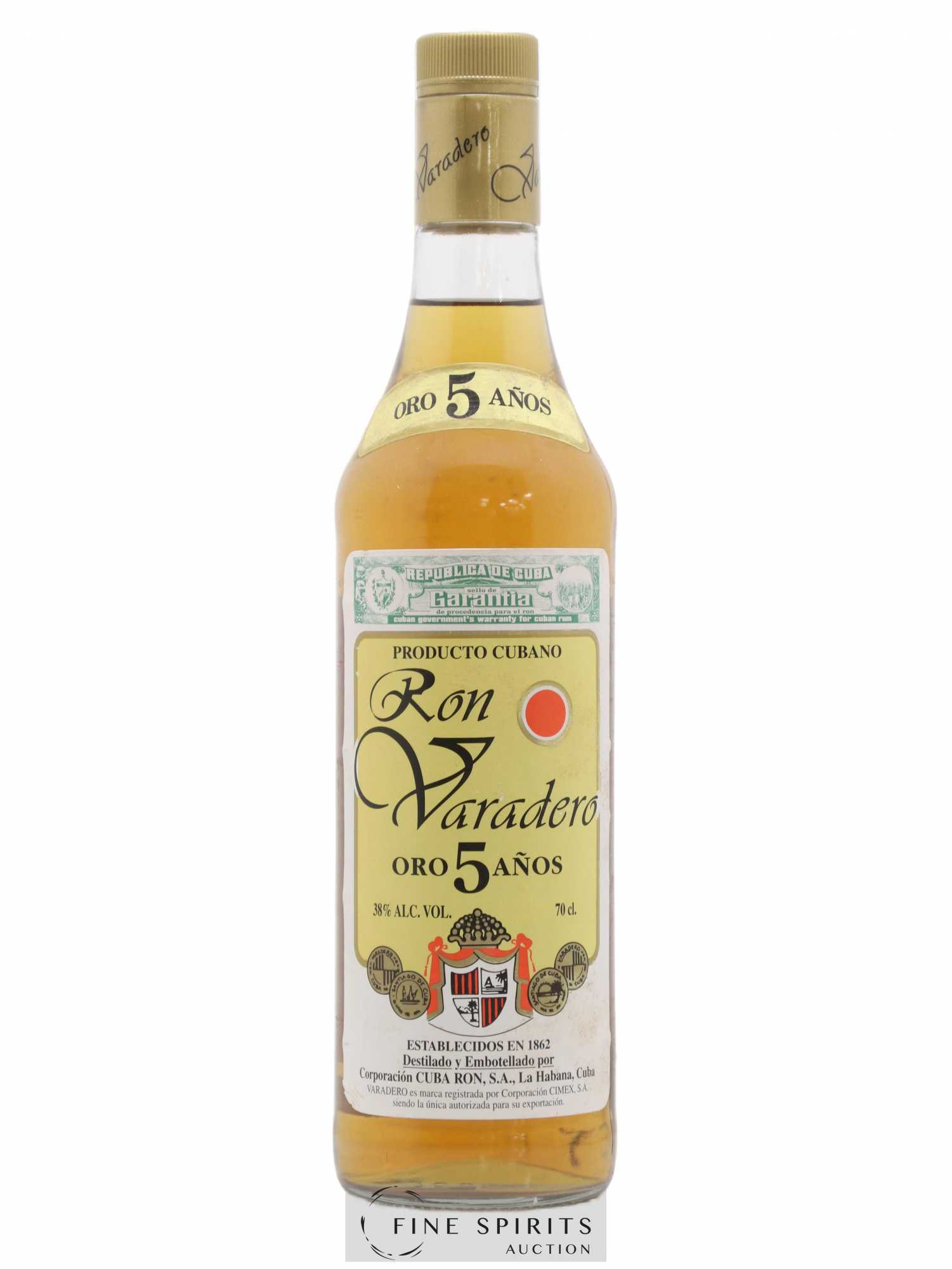 Varadero 5 years Of. Oro (sans prix de réserve) - Lot de 1 bouteille - 0