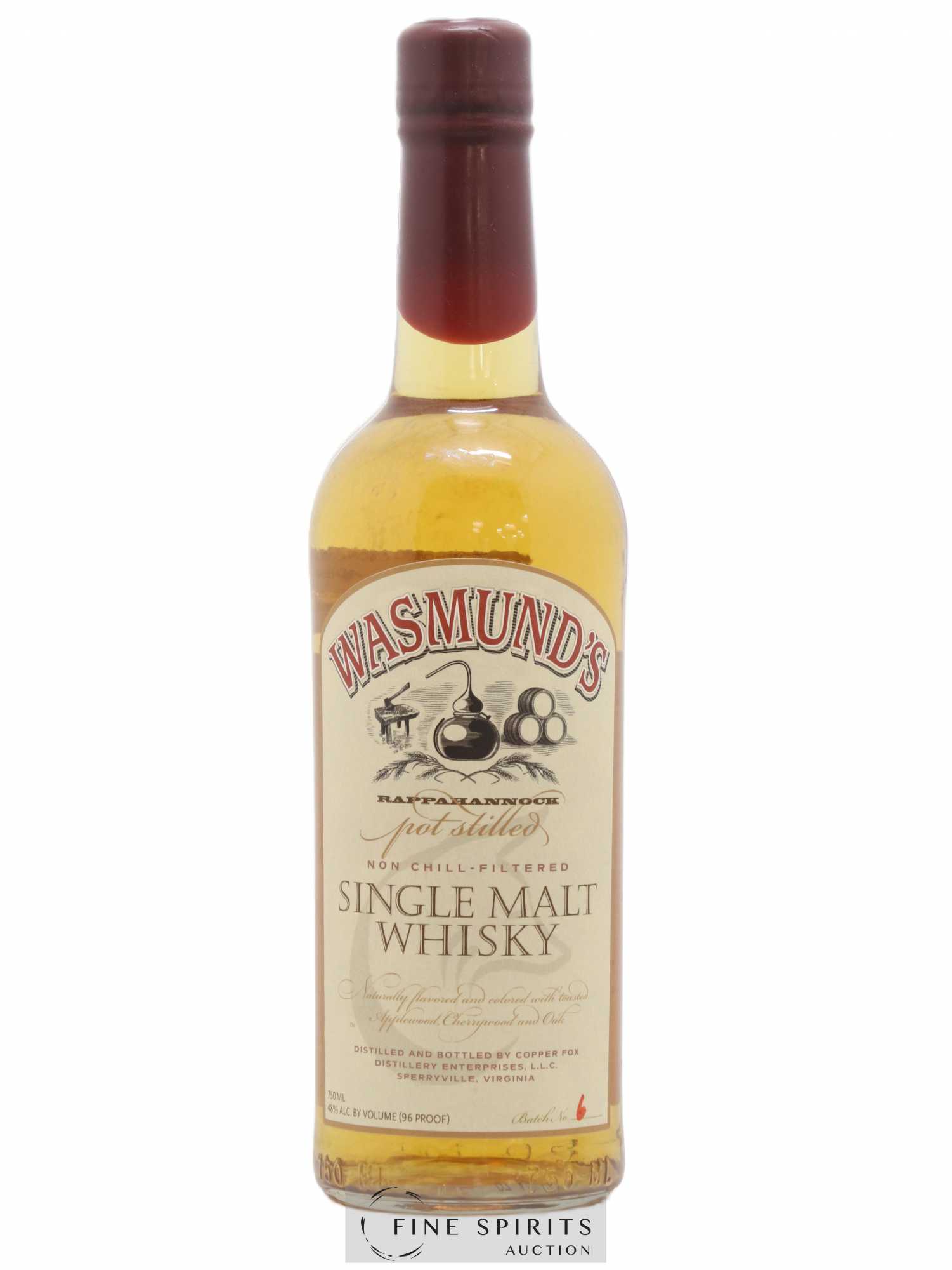 Wasmund's Of. 4 months old Batch n°6 (sans prix de réserve) - Lot de 1 bouteille - 0