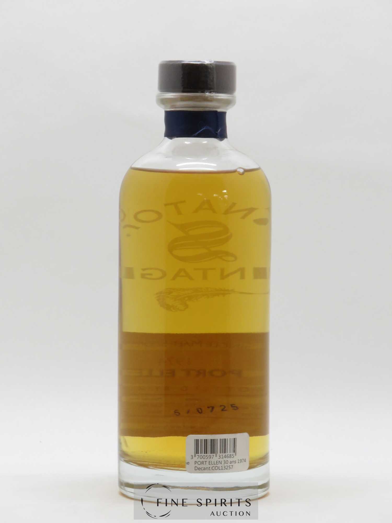 Port Ellen 30 years 1974 Signatory Vintage LMDW 50th Anniversary LMDW The Decanter Collection - Lot de 1 bouteille - 1
