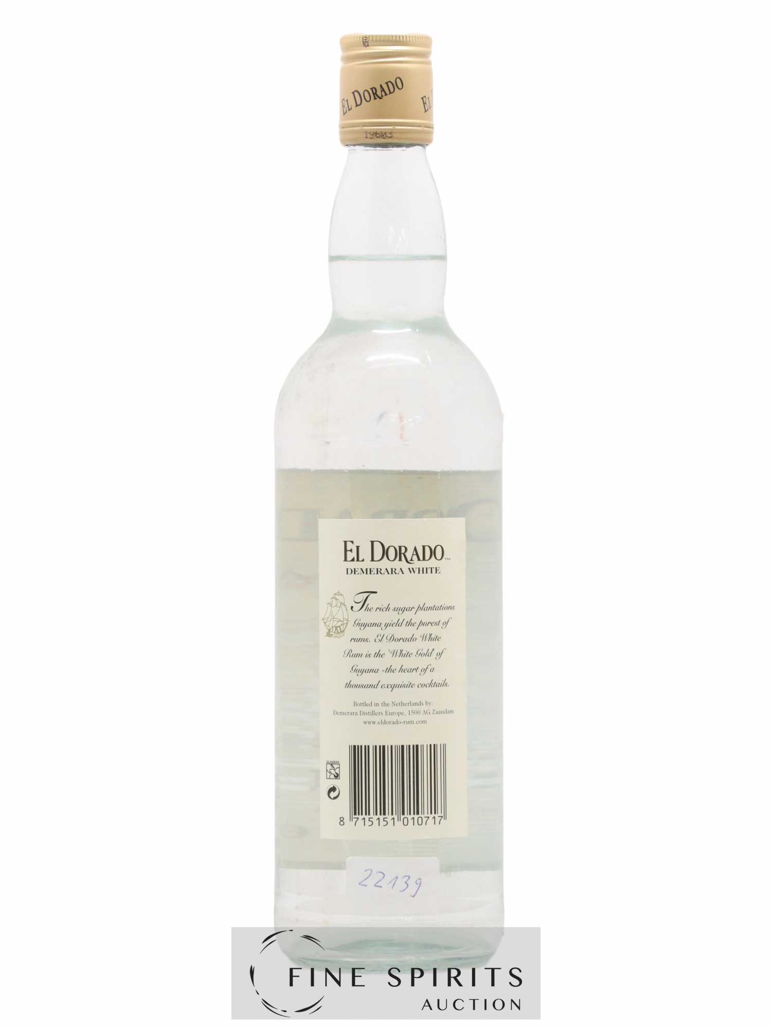 El Dorado Of. Demerara White  (no reserve) - Lot of 1 bottle - 1