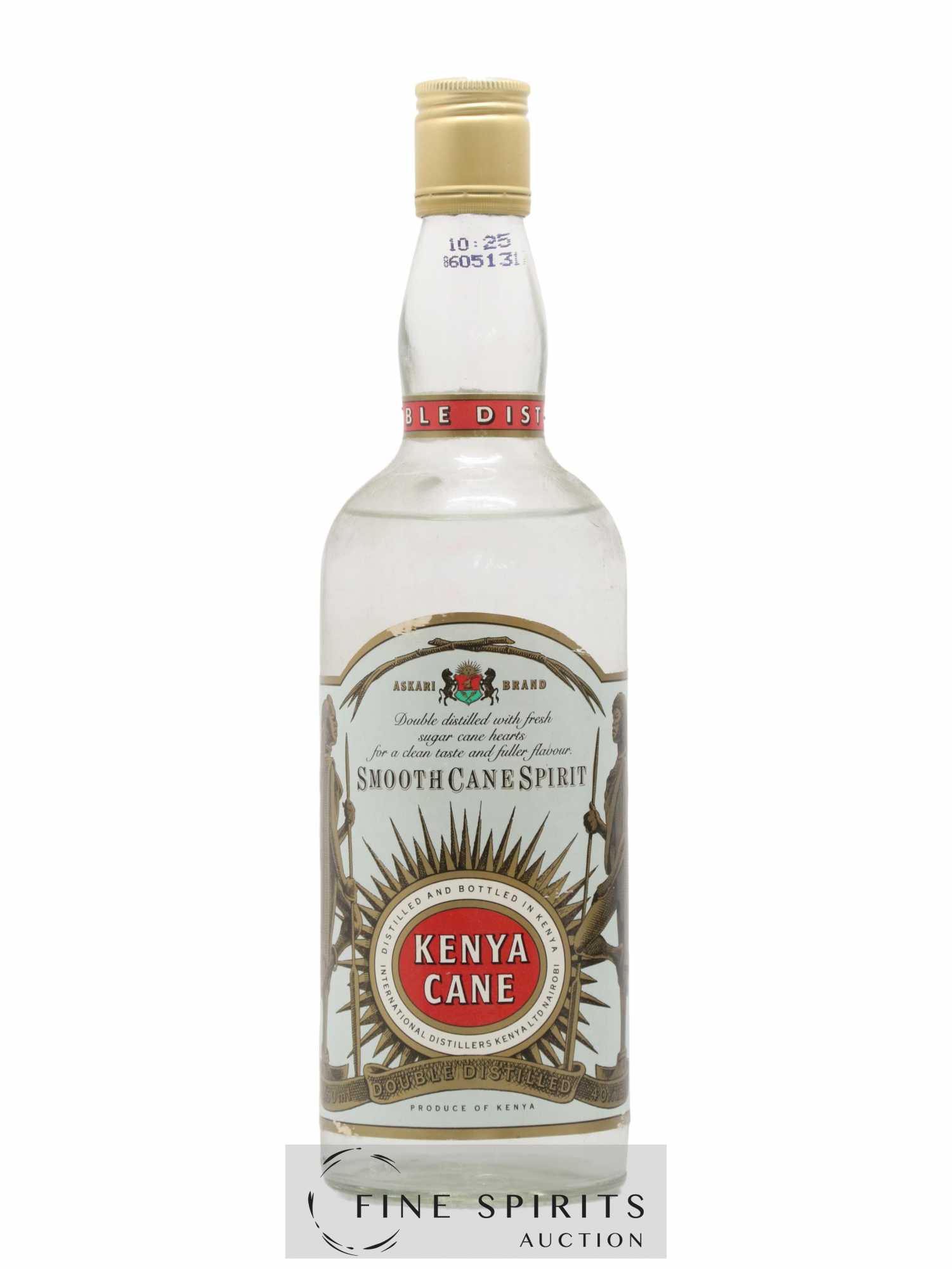 Kenya Cane Askari Double Distilled  (sans prix de réserve) - Lot de 1 bouteille - 1