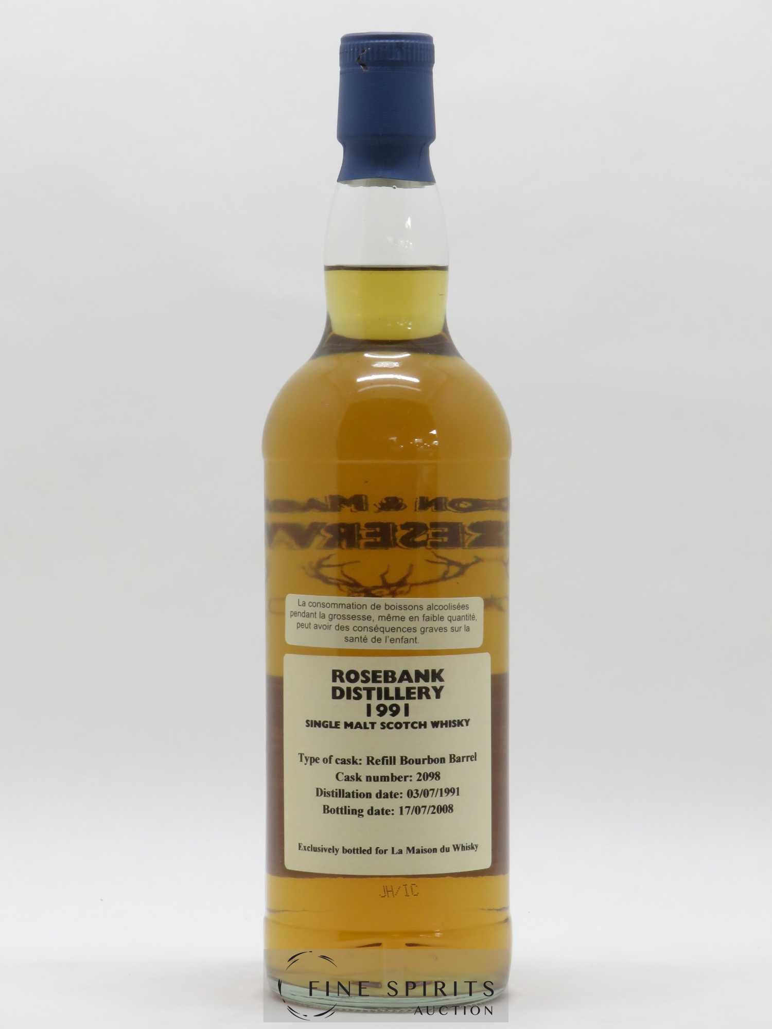 Rosebank 1991 Gordon & MacPhail LMDW Gordon & Macphail Reserve - Posten von 1 Flasche - 2