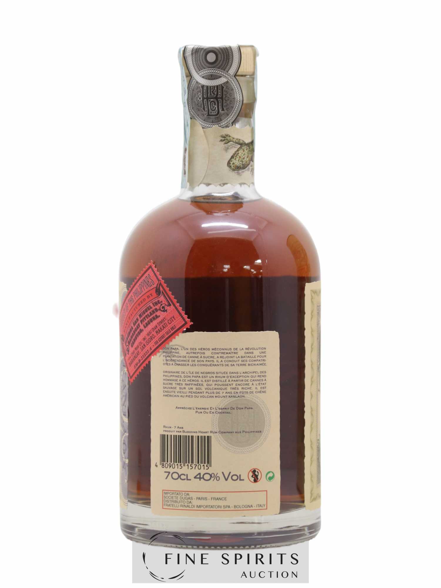 Don Papa 7 years Of. Dugas Import Small Batch (sans prix de réserve) - Lot de 1 bouteille - 2