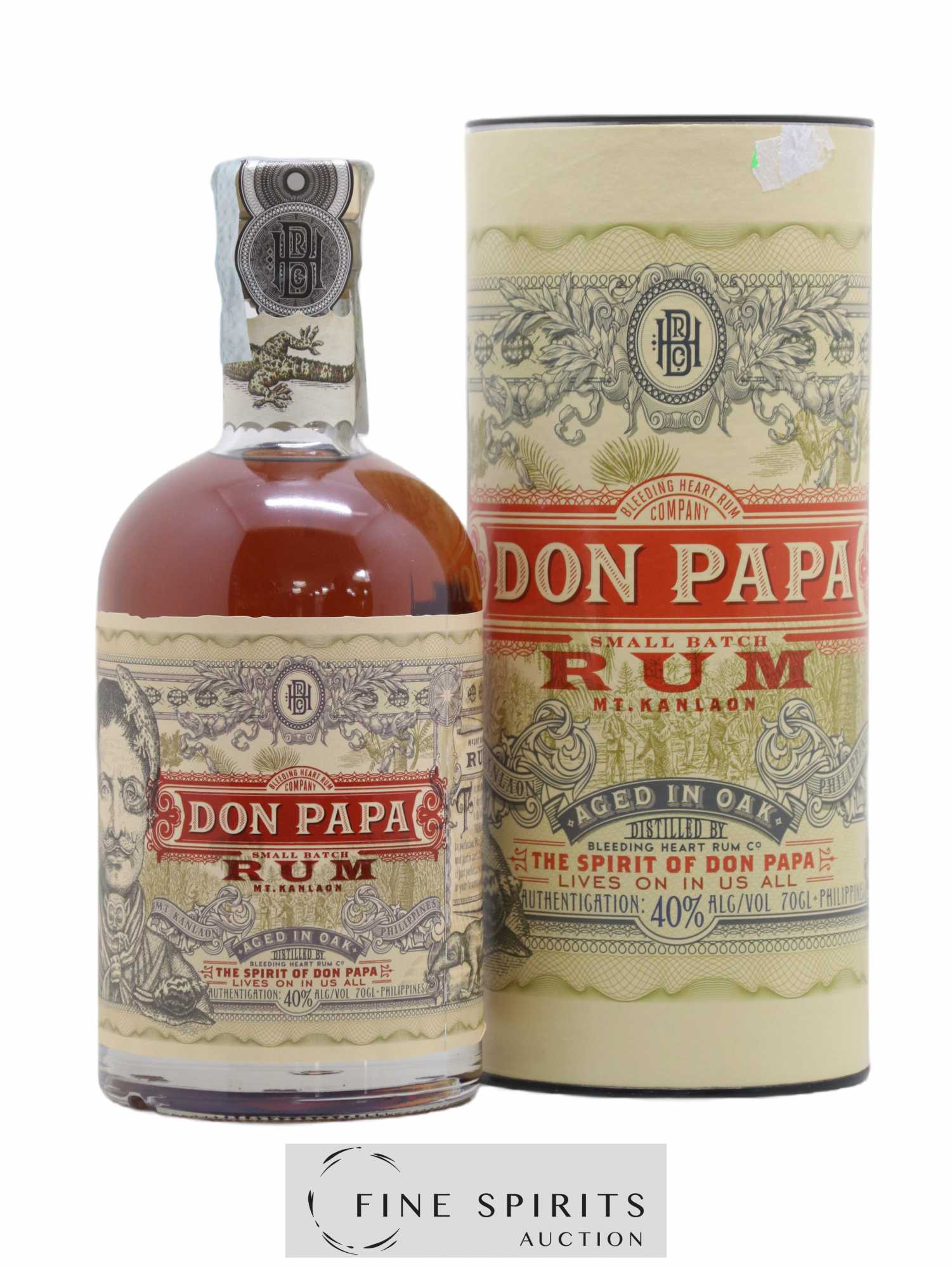 Don Papa 7 years Of. Dugas Import Small Batch (sans prix de réserve) - Lot de 1 bouteille - 0