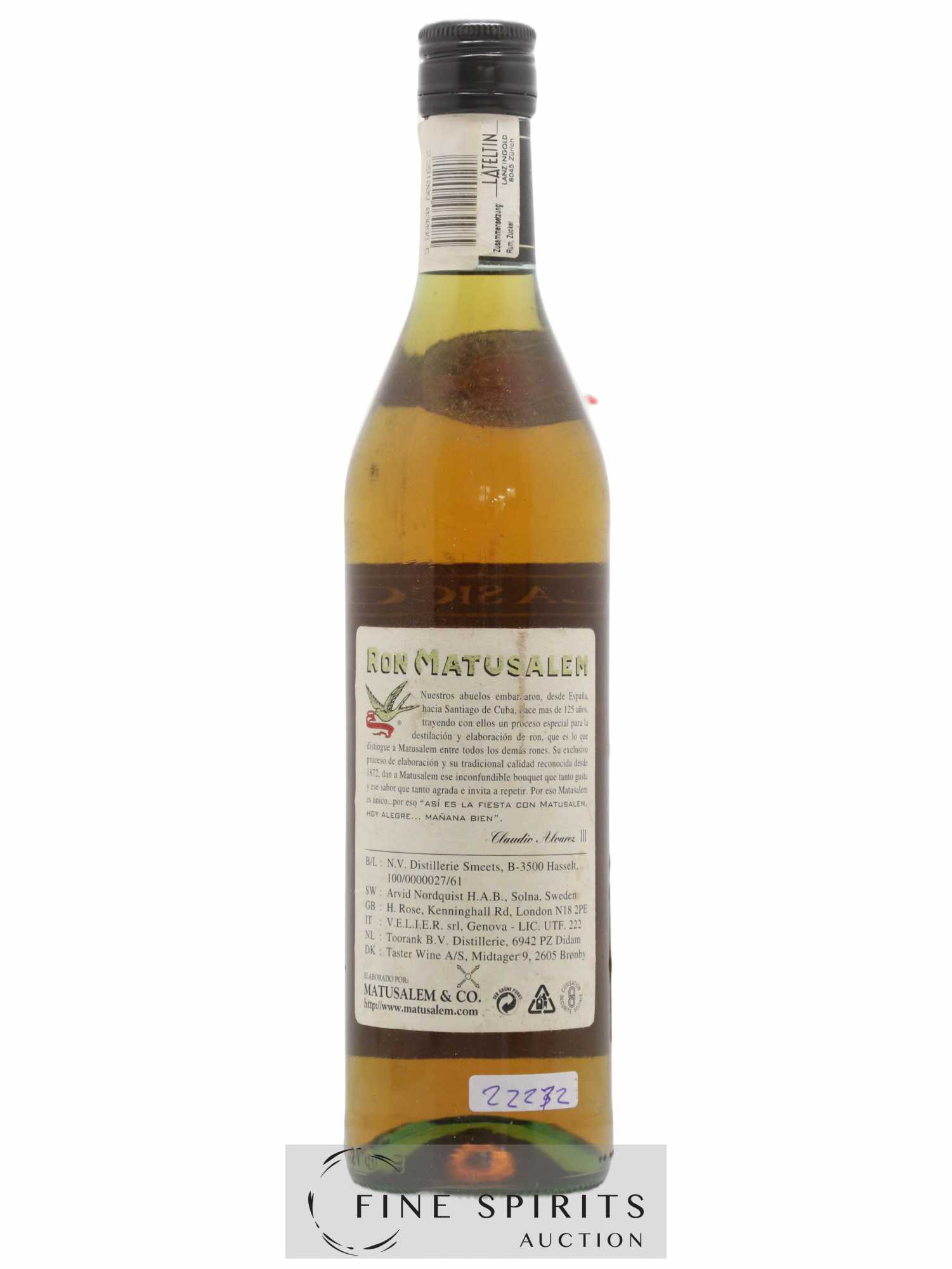 Matusalem 7 years Of. Clasico Solera Blender  (no reserve) - Lot of 1 bottle - 1