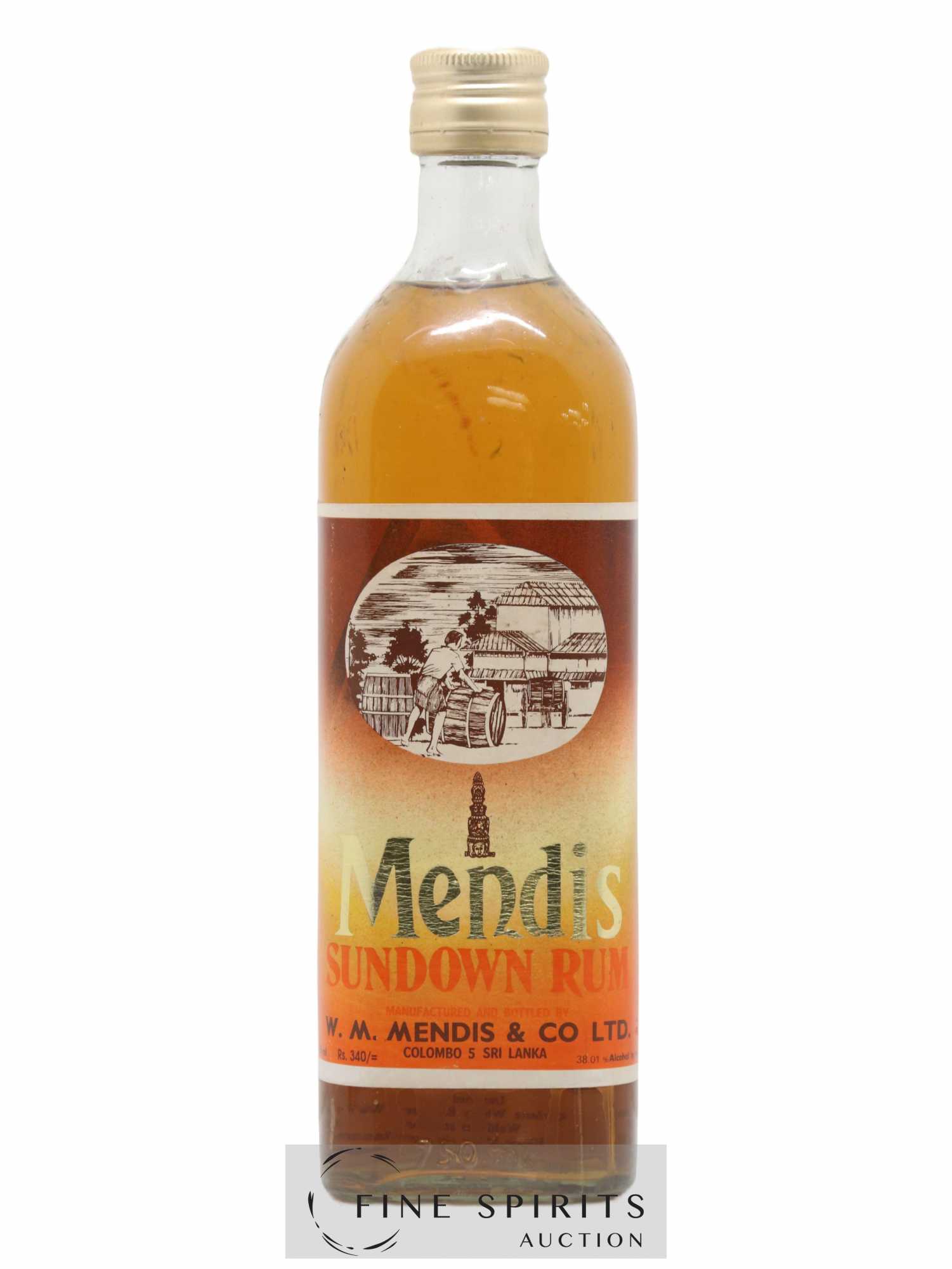 Mendis Of. Sundown (sans prix de réserve) - Lot de 1 bouteille - 0