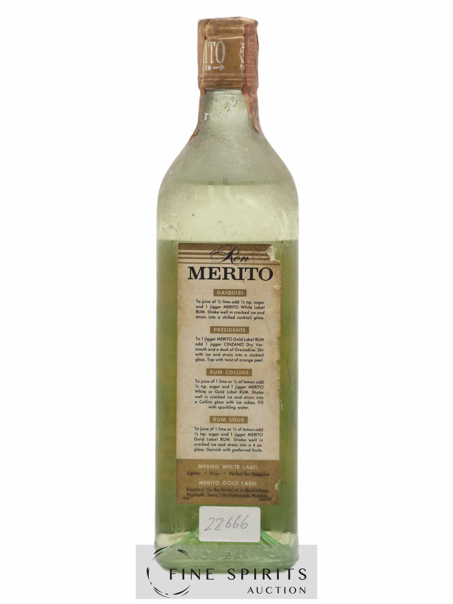 Merito Of. White label  (sans prix de réserve) - Lot de 1 bouteille - 1