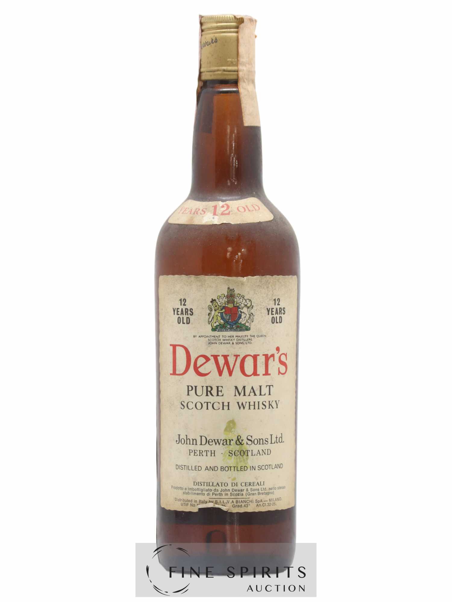 Dewar's 12 years Pure Malt Bianchi Import - Posten von 1 Flasche - 0