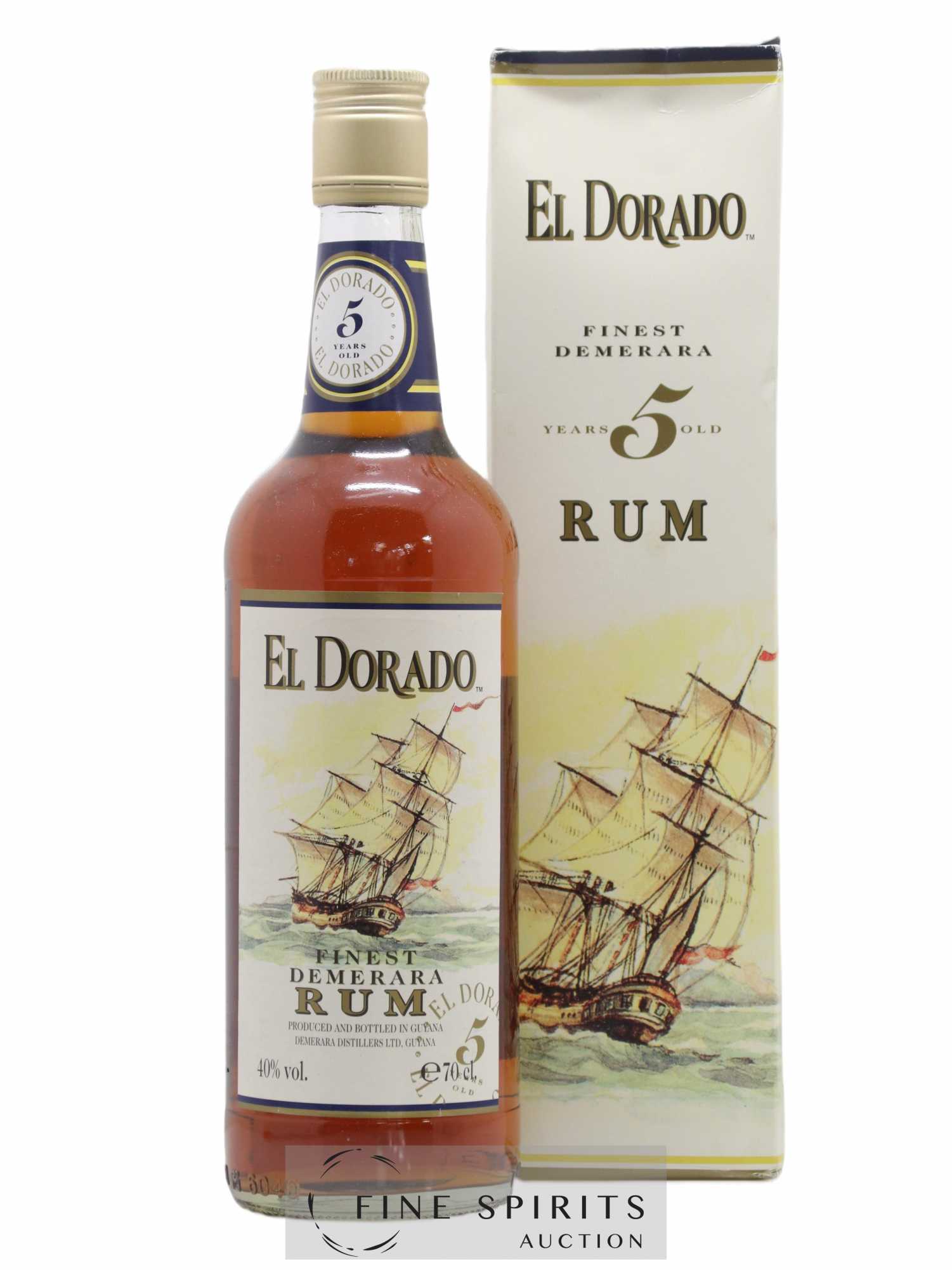 El Dorado 5 years Of. (sans prix de réserve) - Lot de 1 bouteille - 0