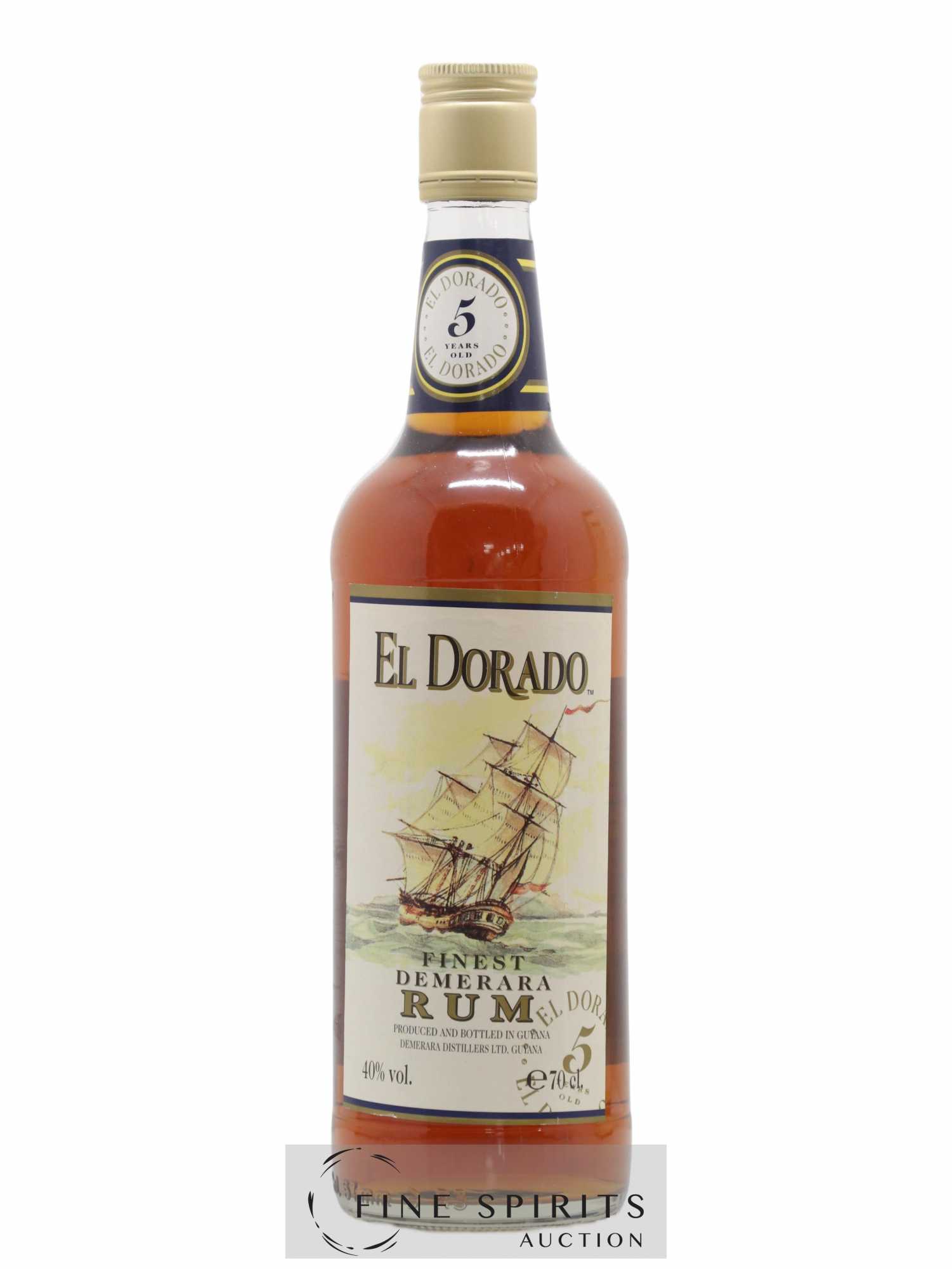 El Dorado 5 years Of. (sans prix de réserve) - Lot de 1 bouteille - 1