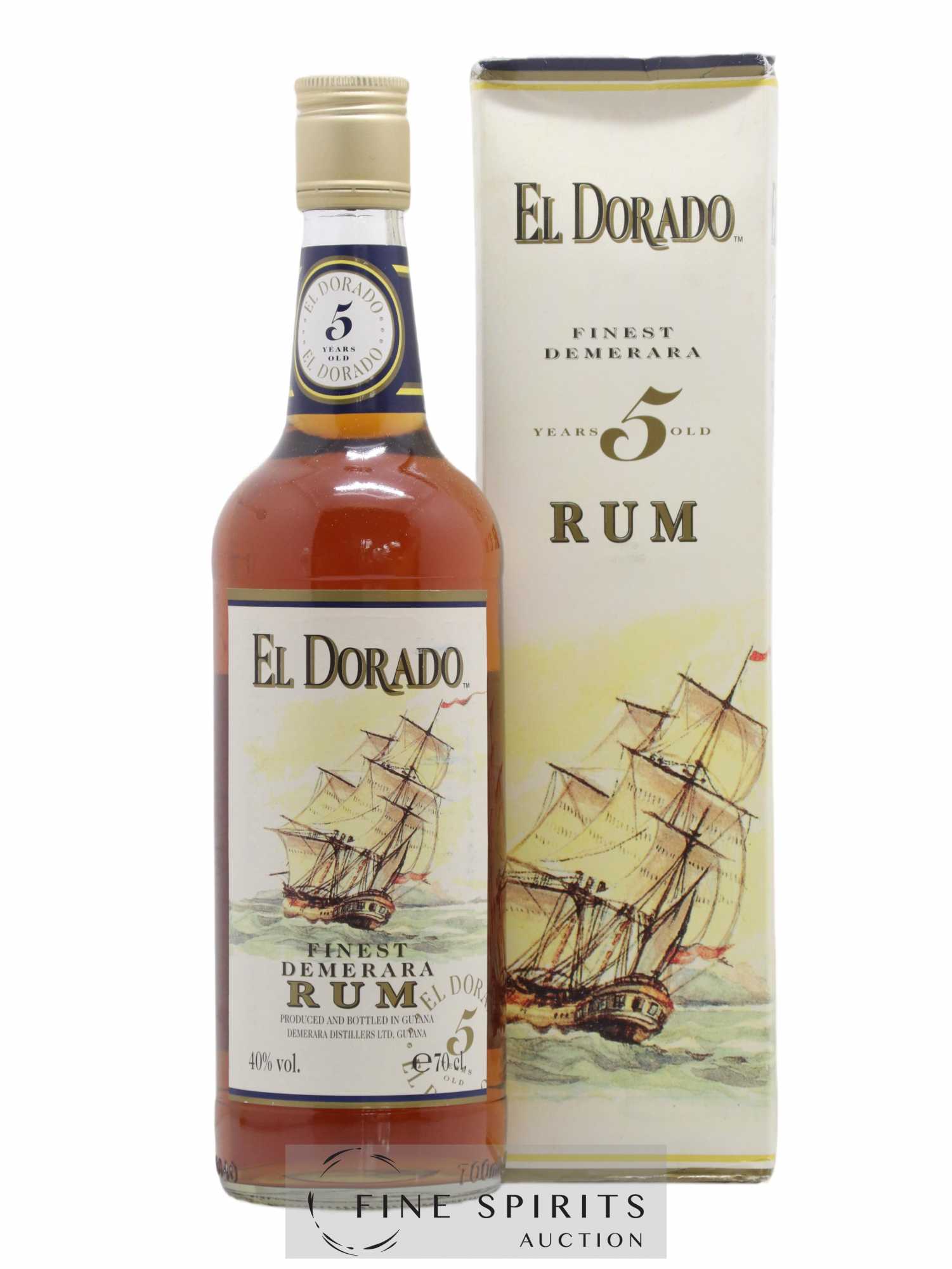 El Dorado 5 years Of. (sans prix de réserve) - Lot de 1 bouteille - 0