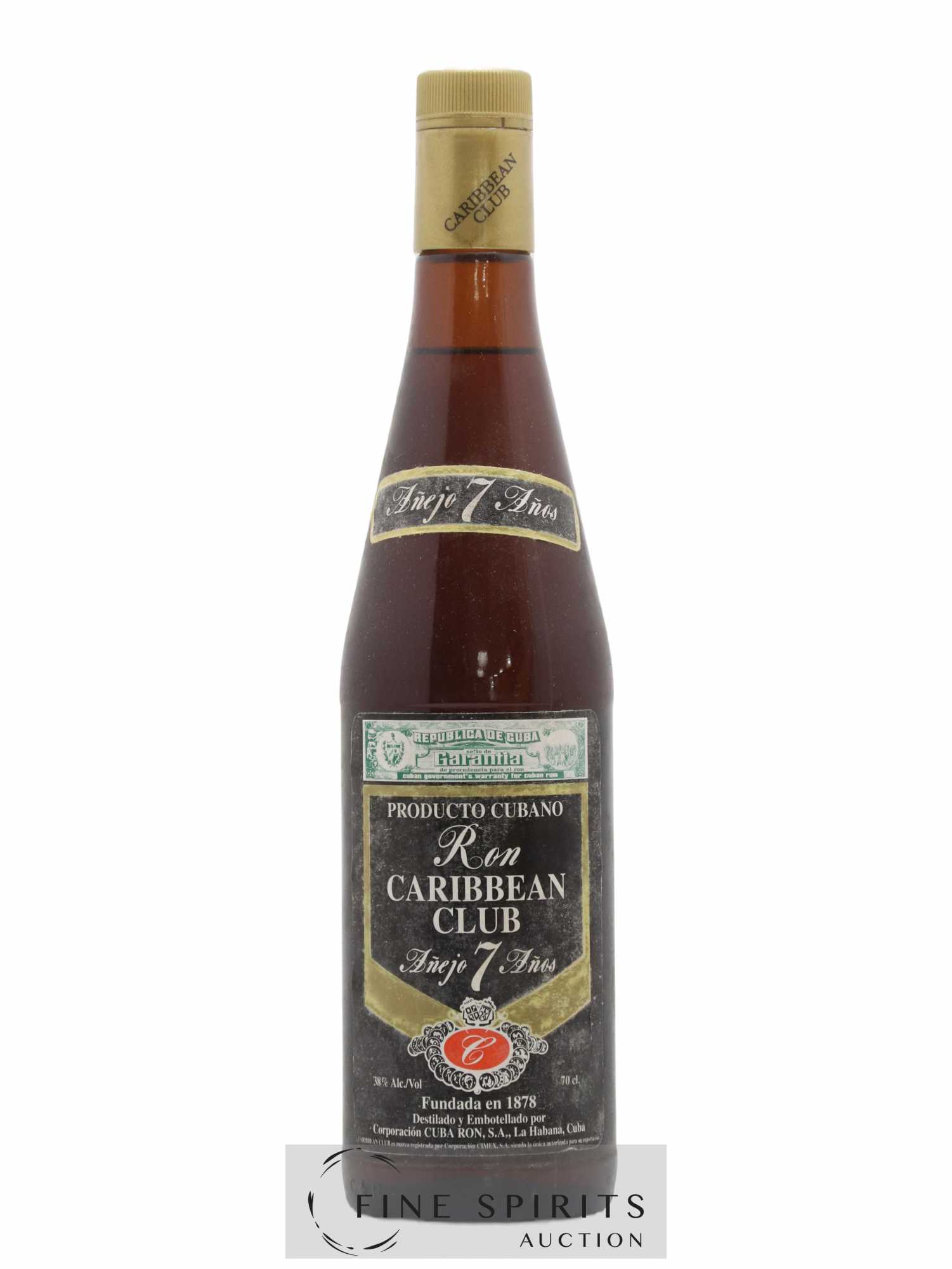 Caribbean Club 7 years Of. Velier Import (senza prezzo di riserva) - Lotto di 1 bottiglia - 0