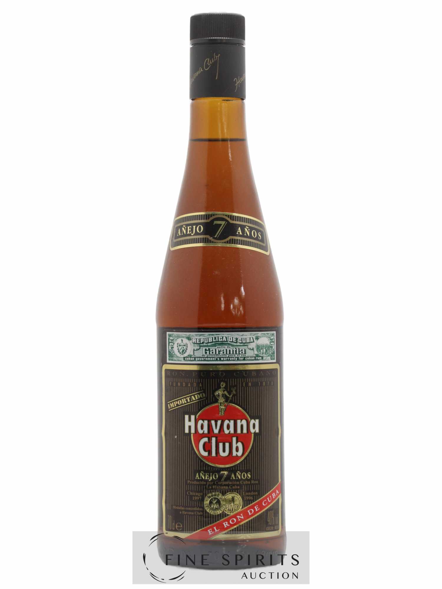 Havana Club 7 years Of. Anejo (sans prix de réserve) - Lot de 1 bouteille - 0