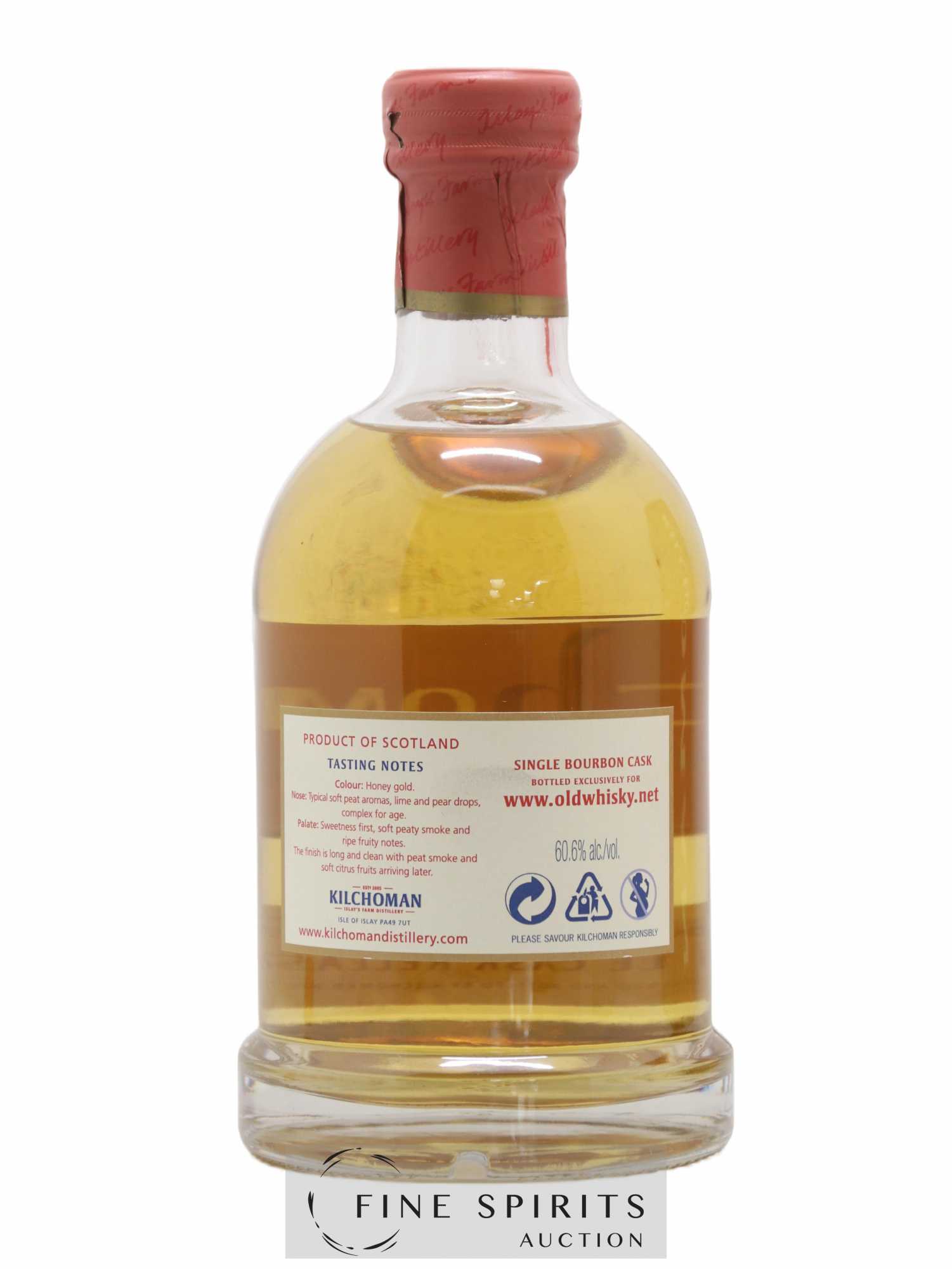 Kilchoman 2007 Of. Single Cask Release Bourbon Cask n°379-2007 - bottled 2012 - Lot de 1 bouteille - 2