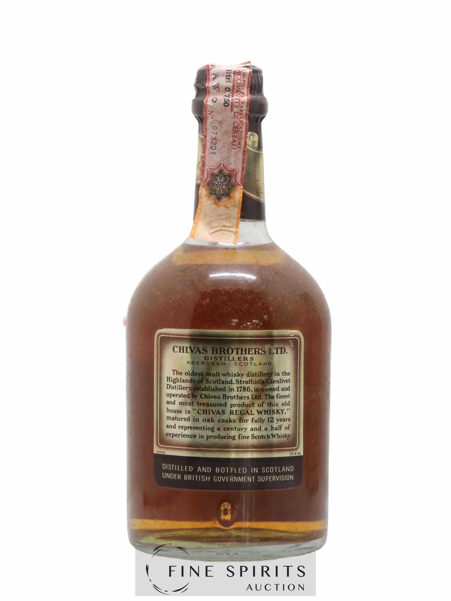 Chivas Regal 12 years Of. (no reserve) - Lot of 1 bottle - 2