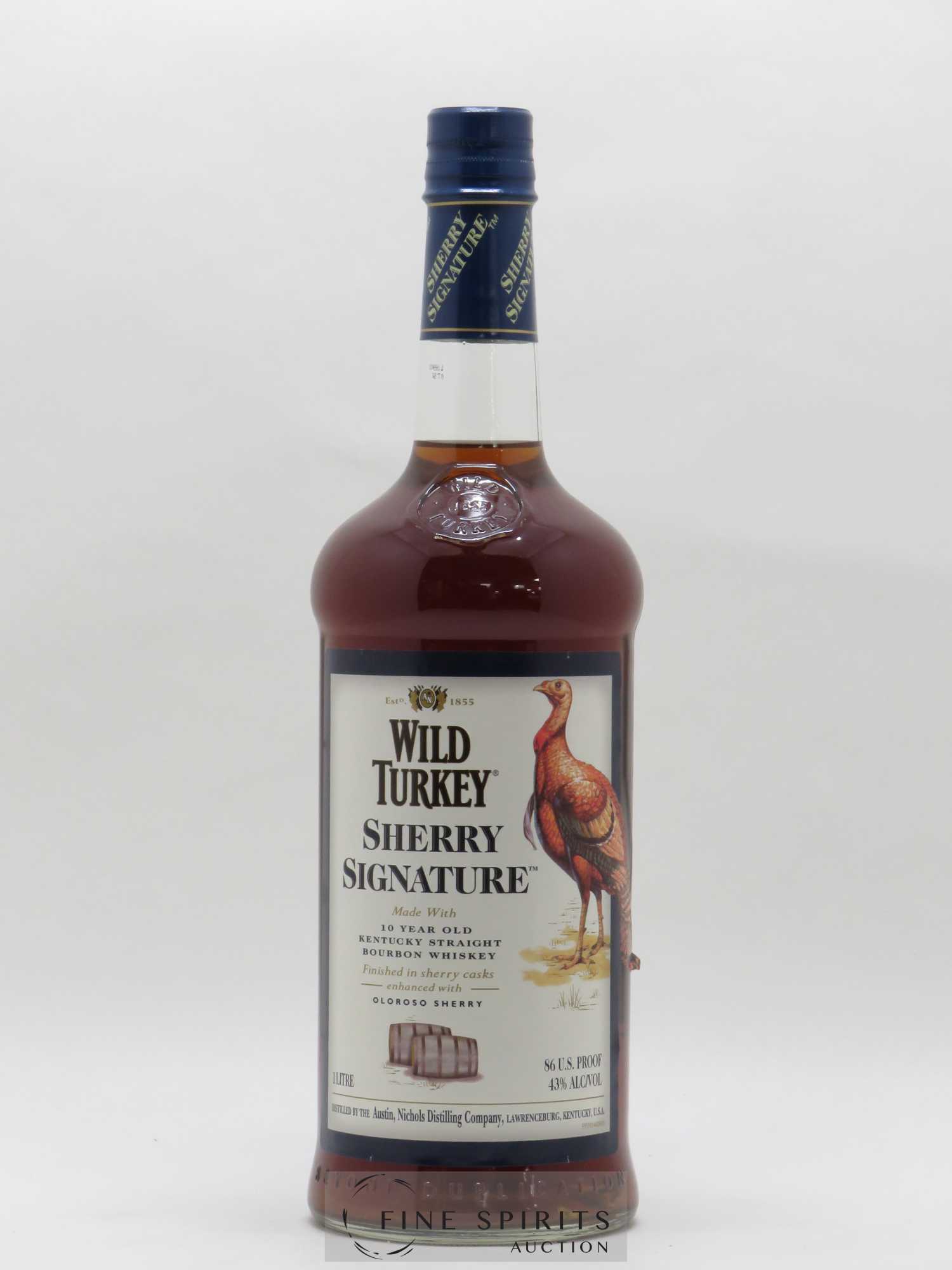 Wild Turkey 10 years Of. Sherry Signature - Lot de 1 bouteille - 1