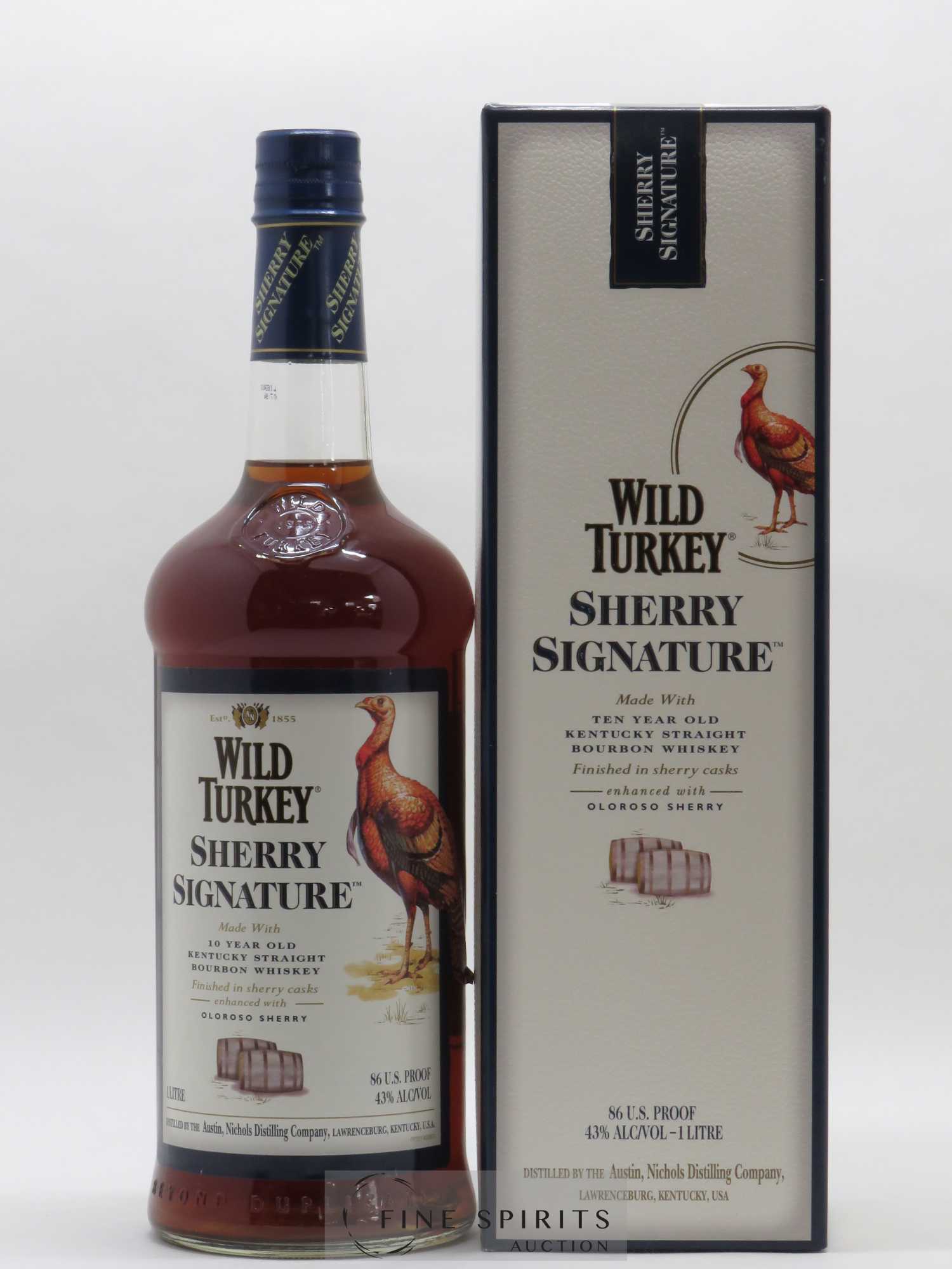 Wild Turkey 10 years Of. Sherry Signature - Lot de 1 bouteille - 0