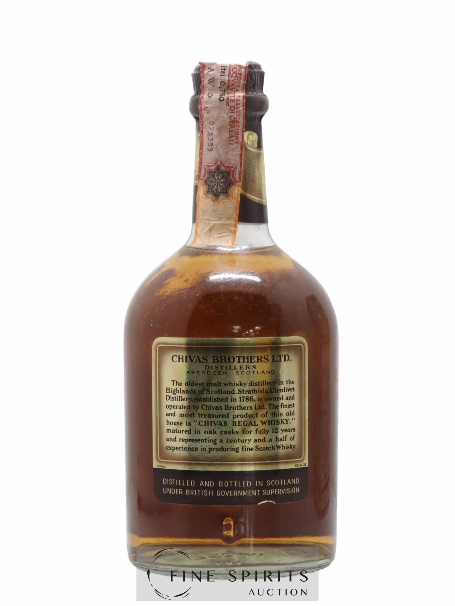 Chivas Regal 12 years Of.  (no reserve) - Lot of 1 bottle - 2
