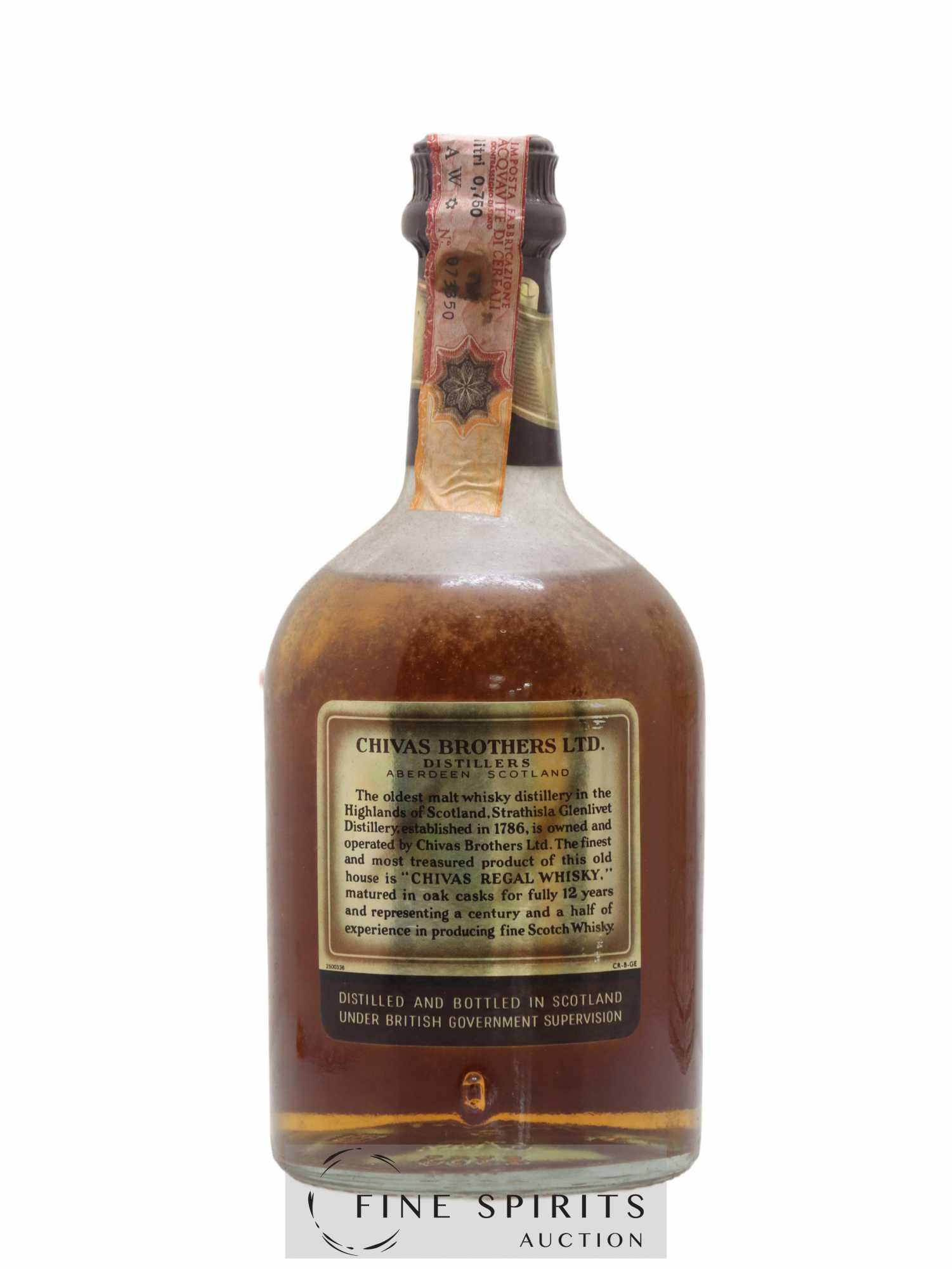 Chivas Regal 12 years Of.  (sans prix de réserve) - Lot de 1 bouteille - 2